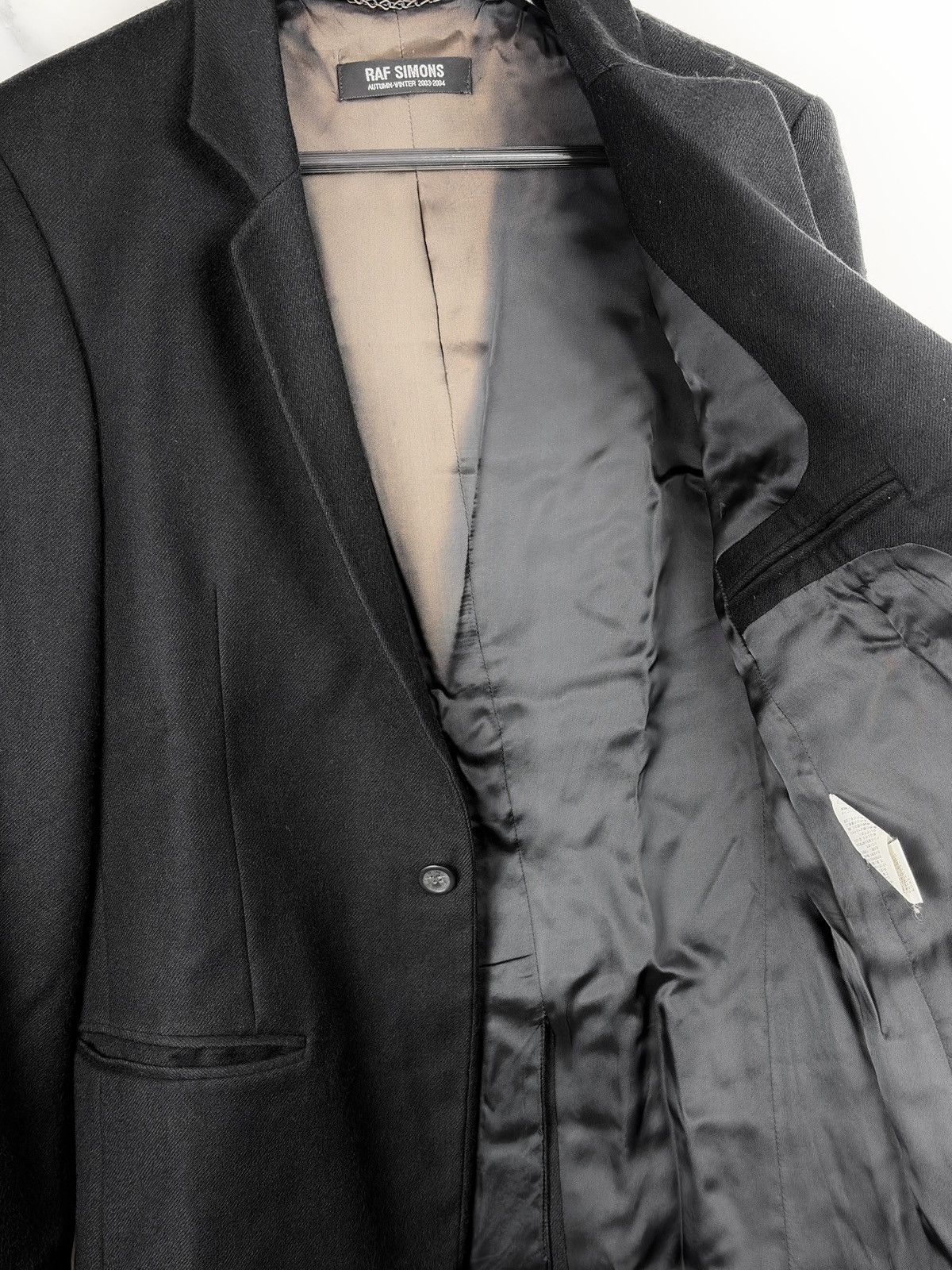 Raf Simons AW03 Raf Simons Closer Wool Blazer Jacket Black Size US S / EU 44-46 / 1 - 7 Thumbnail