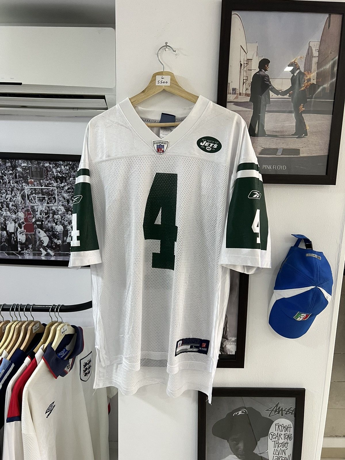image of Nfl Nyjets Favre Jersey in White, Men's (Size Large)