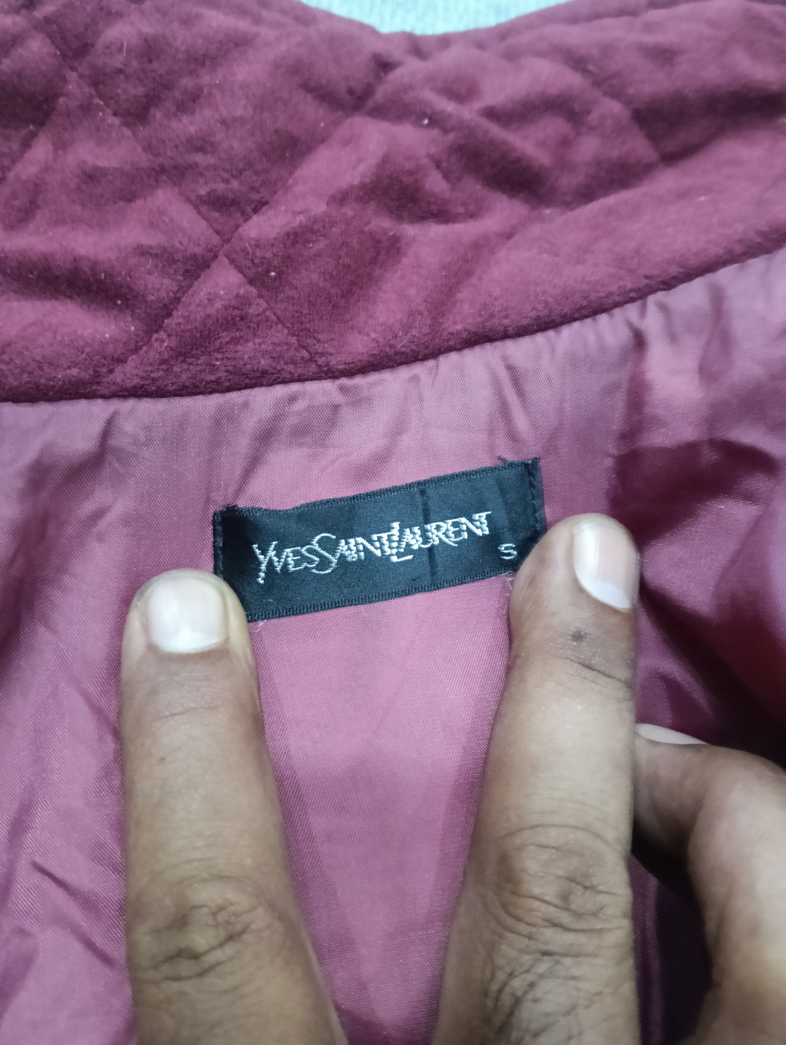 Saint Laurent Paris Vintage Yves Saint Laurent Like Velvet Vest Jacket Size US L / EU 52-54 / 3 - 5 Thumbnail