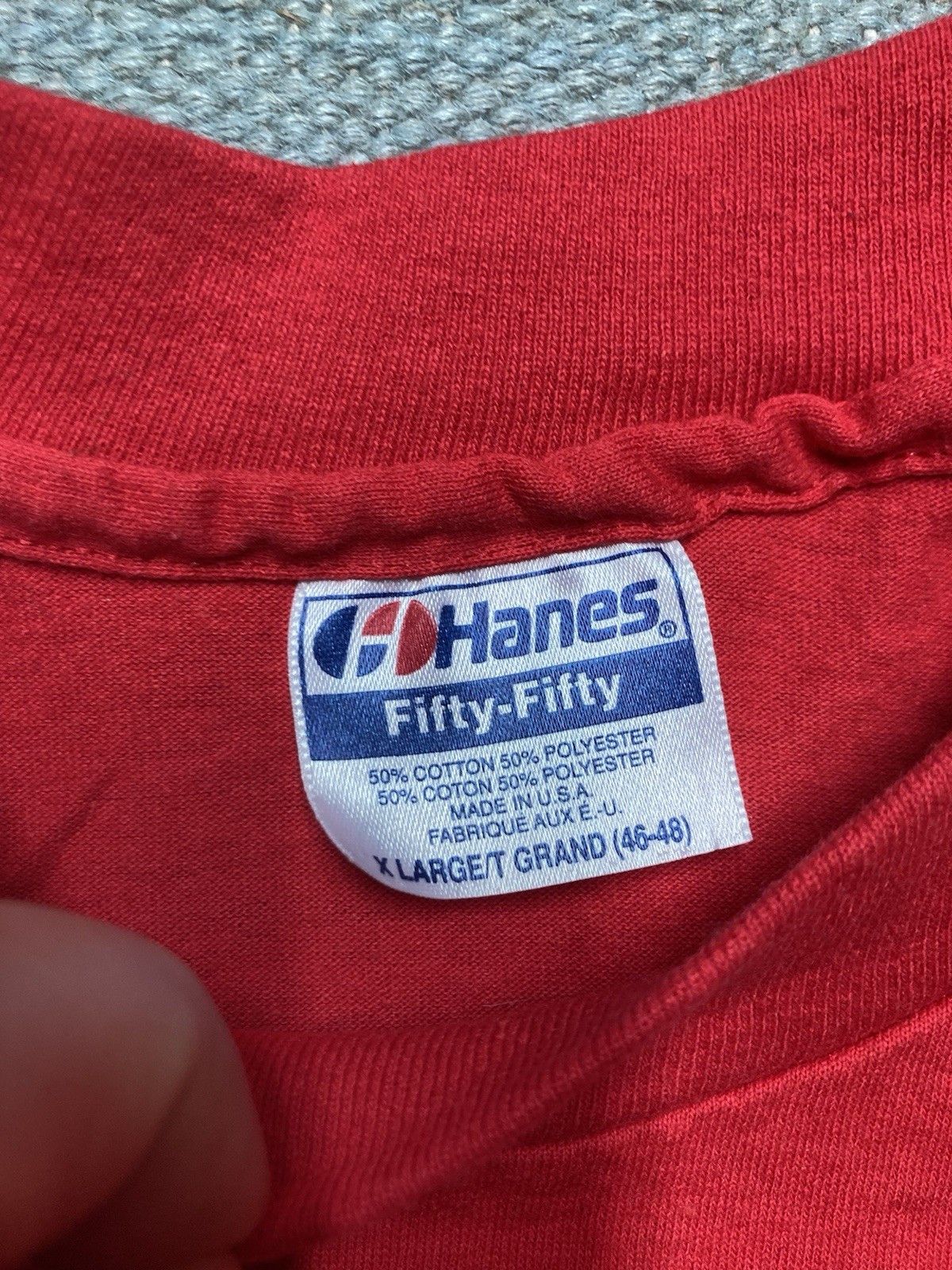 Hanes × Vintage Vtg graphic t shirt sunfield township Michigan corn farm XL Size US XL / EU 56 / 4 - 3 Thumbnail