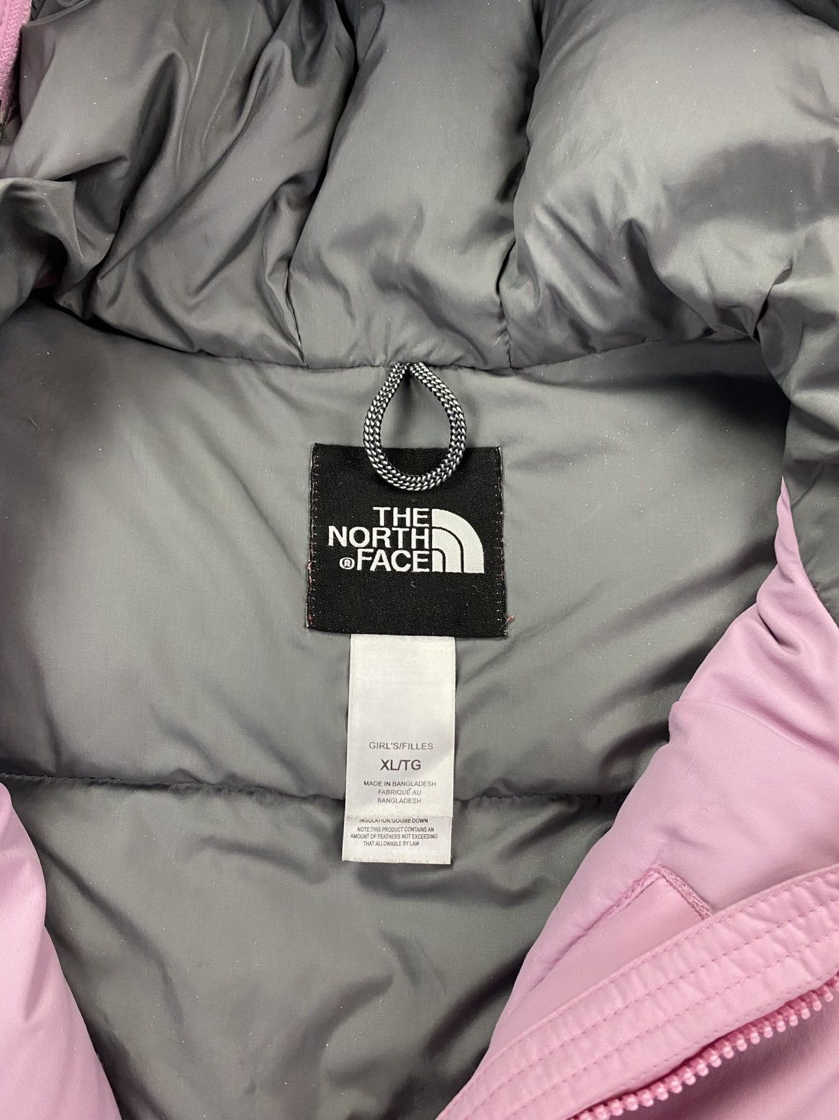 The North Face The north face puffer pink jacket with faux fur hood Size M / US 6-8 / IT 42-44 - 3 Thumbnail