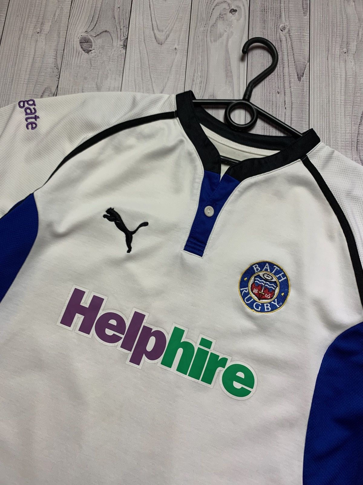 Puma Puma bath rugby jersey vintage long sleeve Size L Size US L / EU 52-54 / 3 - 2 Thumbnail