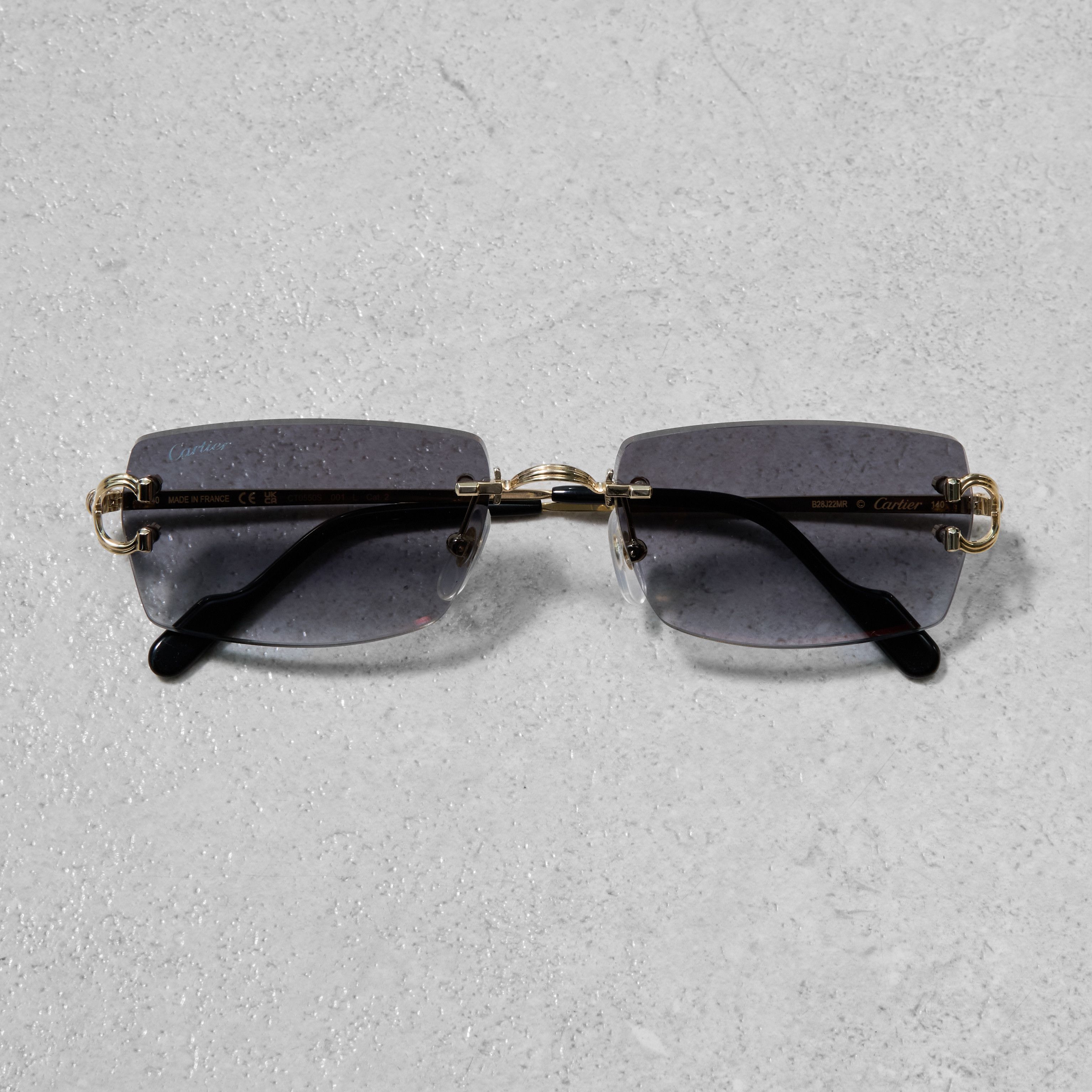 Cartier SMOKE GREY CARTIER CT0550S 001 Size ONE SIZE - 3 Thumbnail