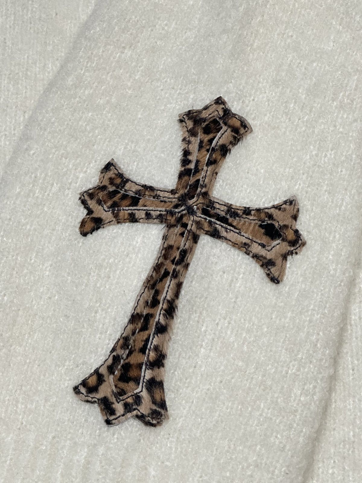 Chrome Hearts chrome hearts leopard fur patches sweater Size US S / EU 44-46 / 1 - 3 Thumbnail