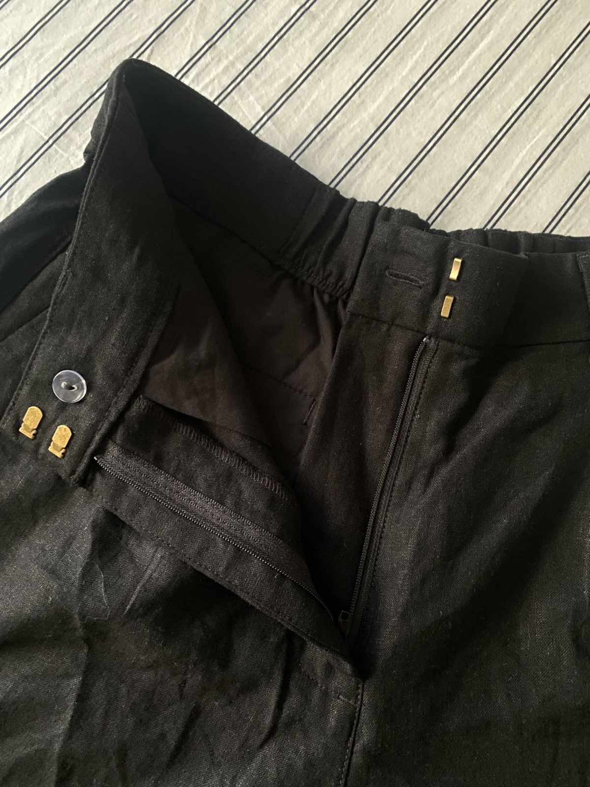 Old Navy NWT Old Navy High Waisted Black Linen Rayon Women’s Short Size 32" / US 10 / IT 46 - 8 Thumbnail
