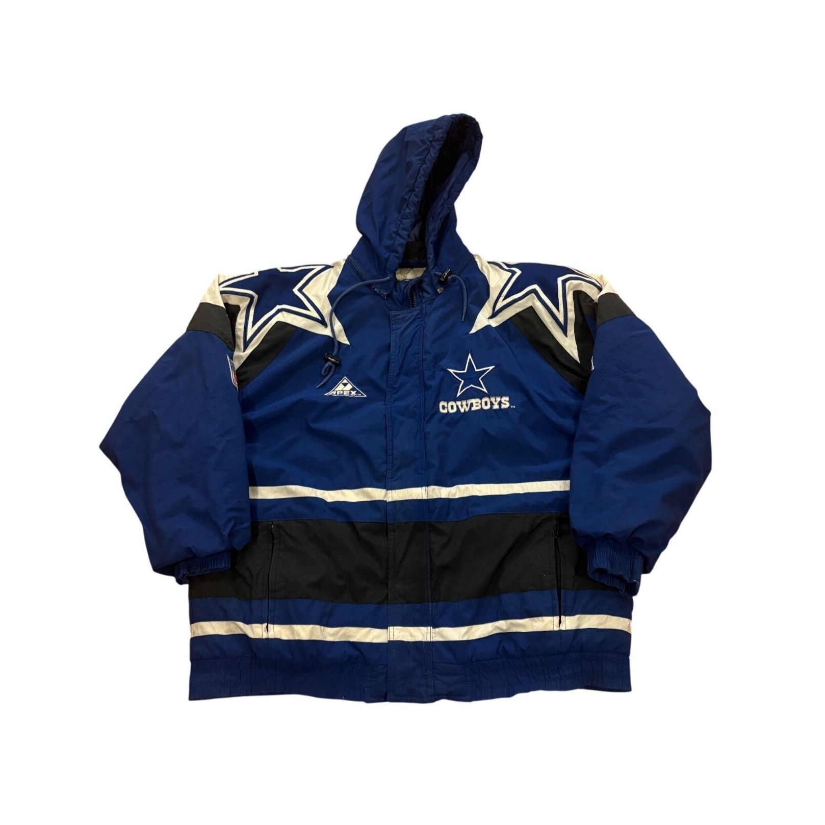 Apex One Vintage 90's Apex One Dallas Cowboys NFL Pro Line Hooded Puf Size US L / EU 52-54 / 3 - 1 Thumbnail