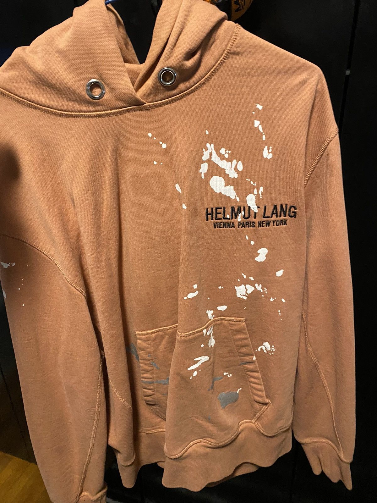 image of Helmut Lang Hoodie in Brown, Men's (Size XL)