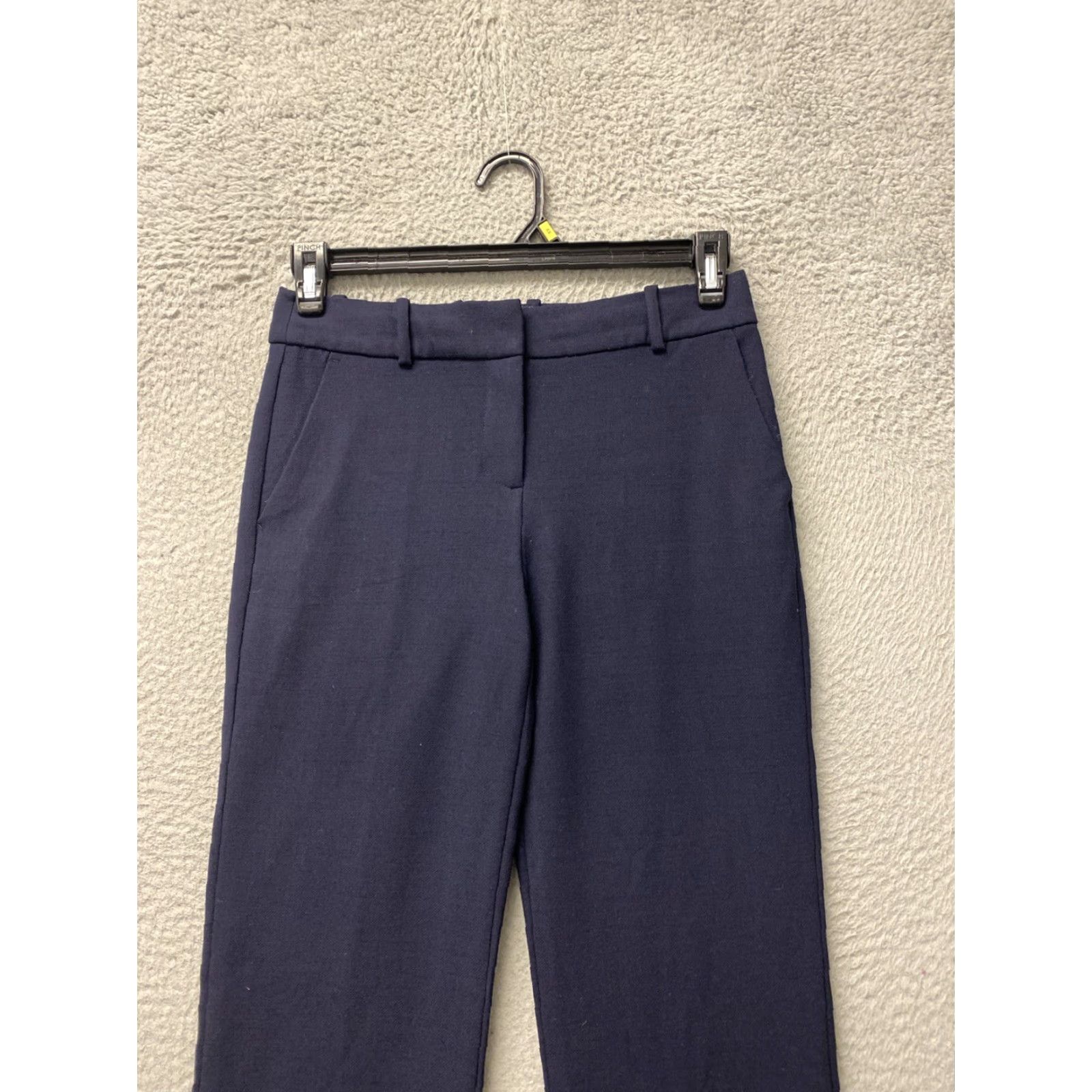 J.Crew J.CREW Dress Pants Women Slim Straight Dark Navy 0 Regular Size 0 Work Wear Casual Office Pants Size 30" / US 8 / IT 44 - 2 Thumbnail