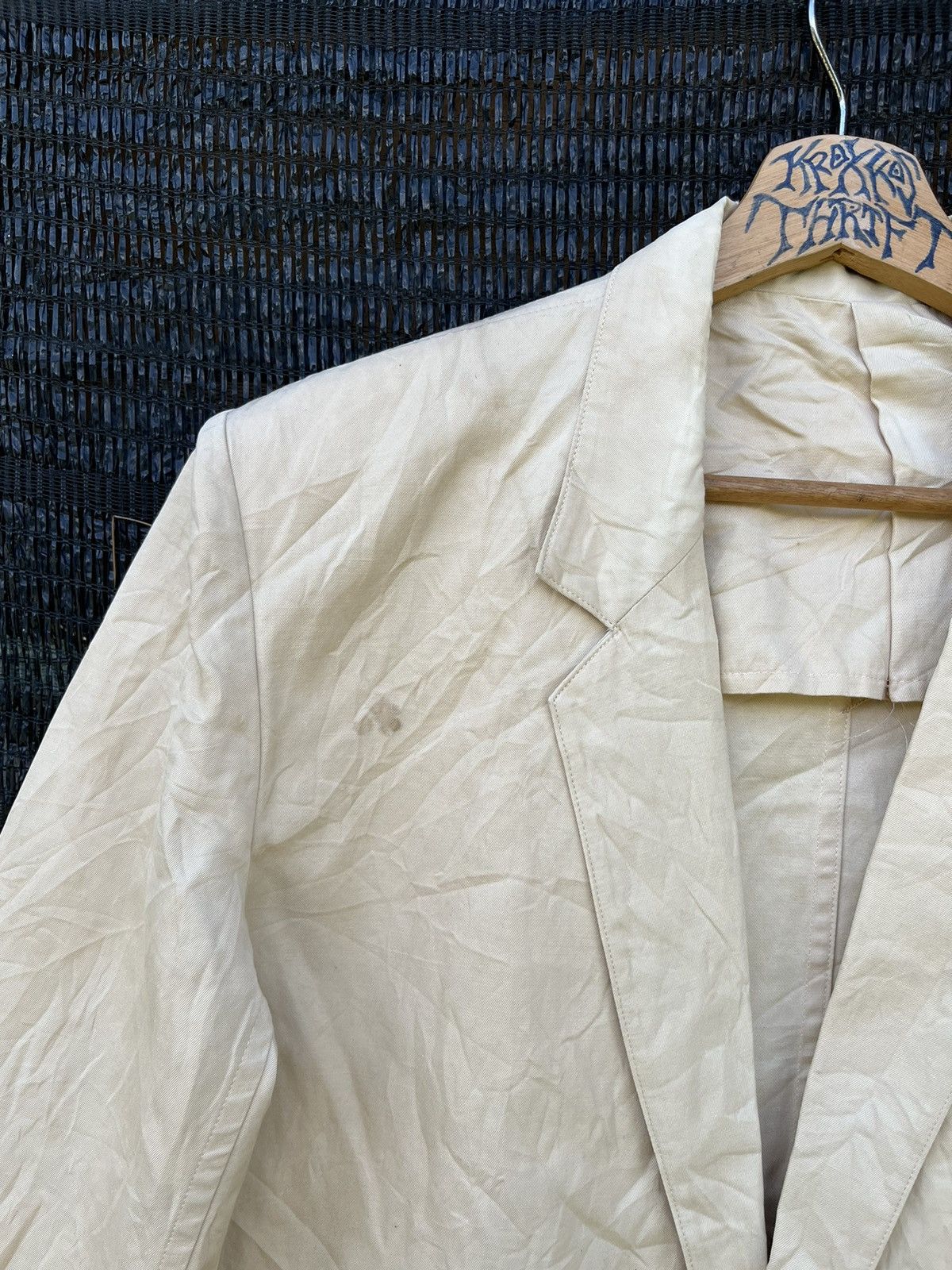 Japanese Brand × Y's × Yohji Yamamoto 🔥Vintage Y's Yohji Yamamoto Blazer Jacket Big Tagging 90s Size US L / EU 52-54 / 3 - 4 Thumbnail