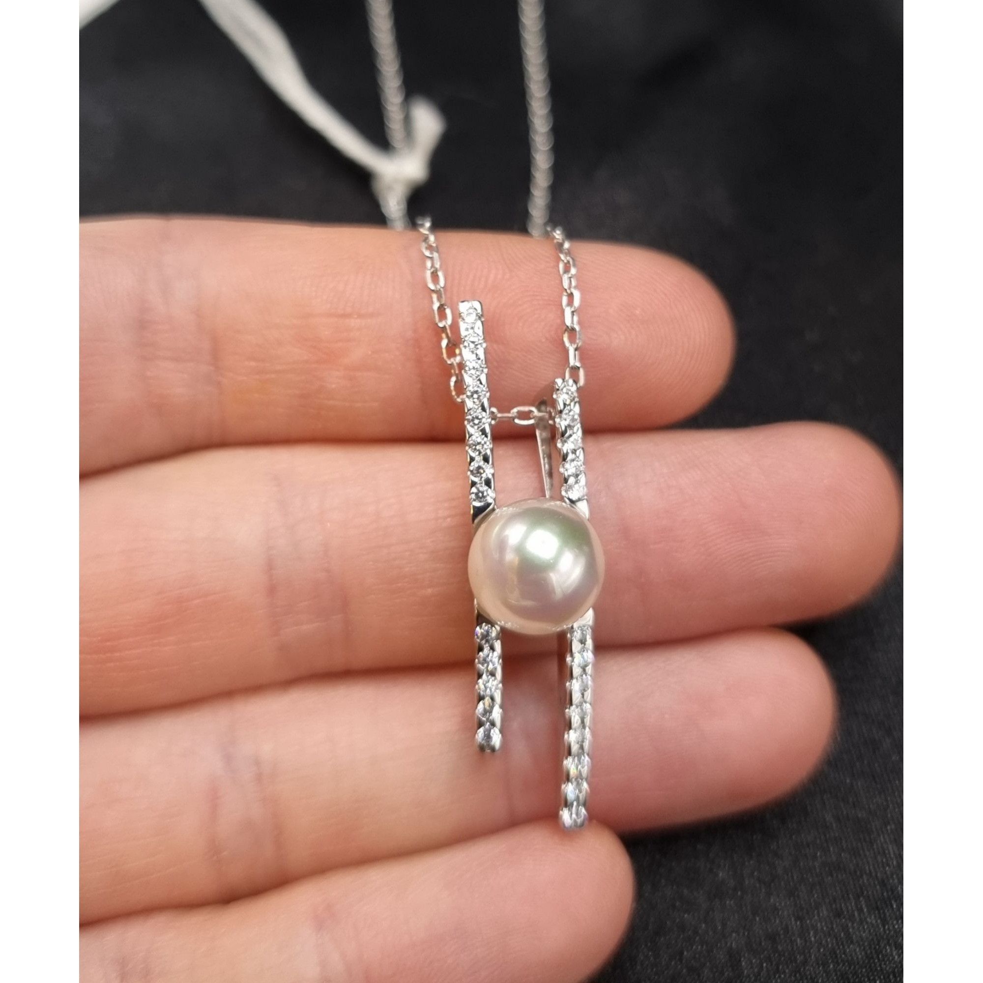 Vintage Rare Find Majorica 925 Sterling Silver Pearl Necklace & Earr Size ONE SIZE - 5 Thumbnail