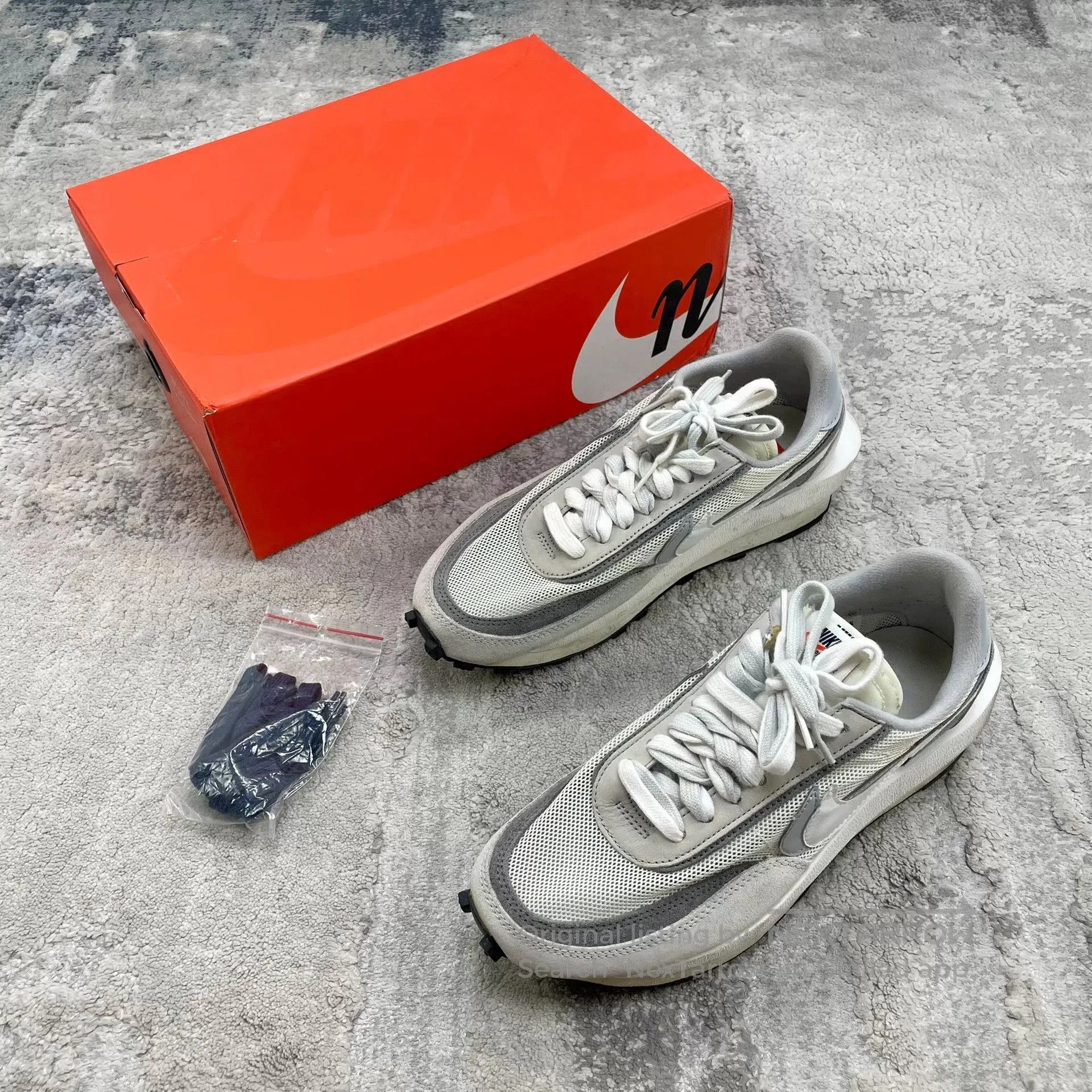 Sacai sacai x nike gray white sneakers. Size US 9 / EU 42 - 1 Thumbnail