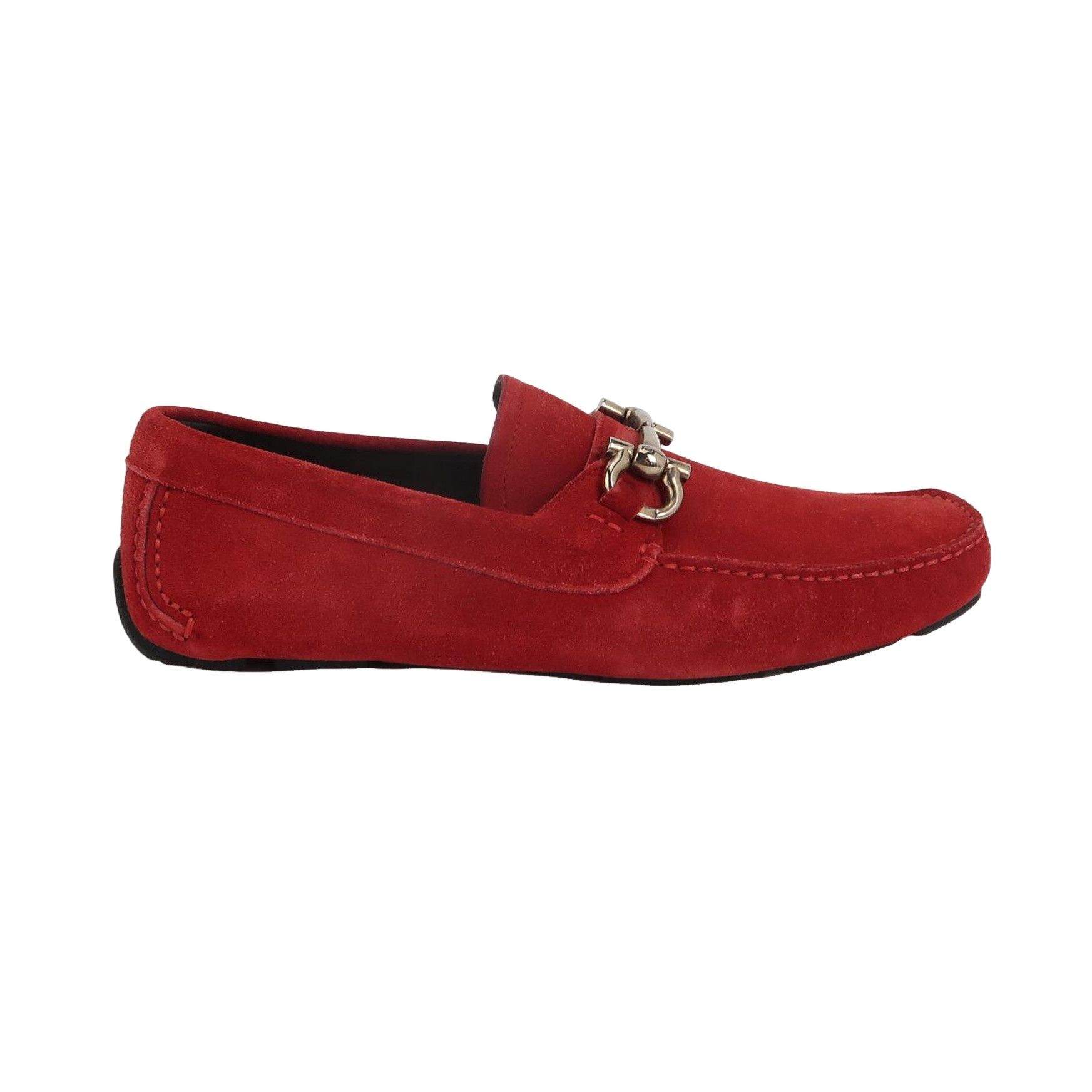 Salvatore Ferragamo Salvatore Ferragamo Suede Gancini Moccasins US 7 Size US 7 / EU 40 - 1 Thumbnail