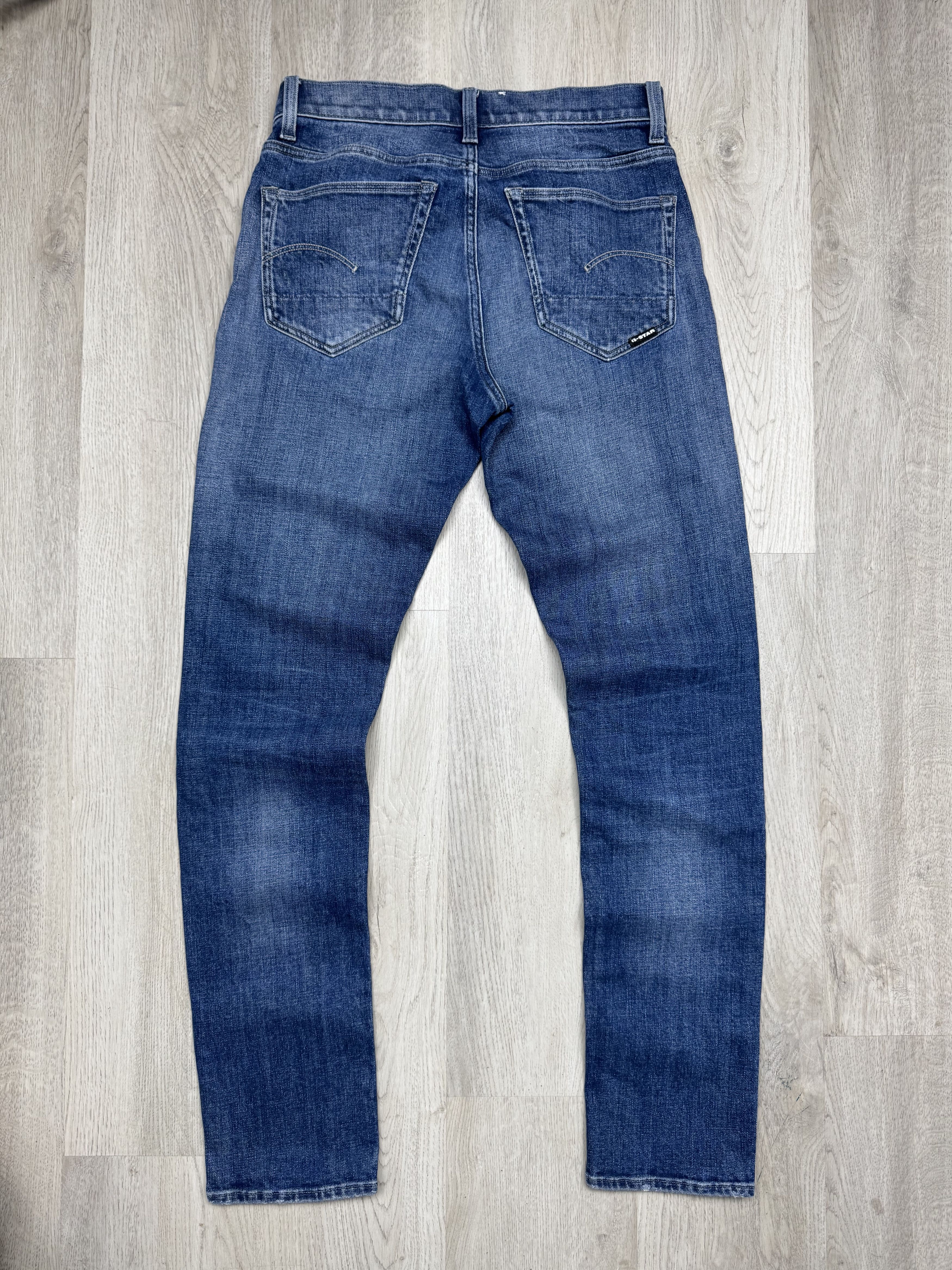 G-Star G Star Raw 3301 Slim Mens Denim Pants Jeans Size US 30 / EU 46 - 8 Thumbnail