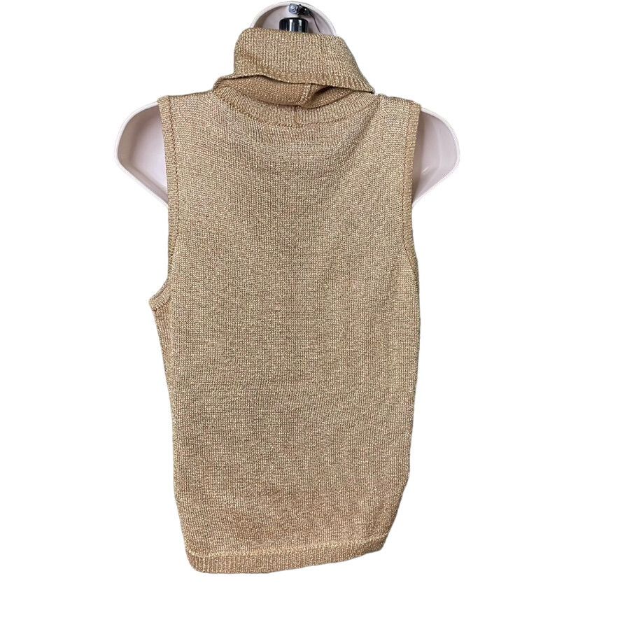 Vintage Vintage Womens Cowl Neck Sweater Gold Sparkle Turtleneck Sle Size XL / US 12-14 / IT 48-50 - 6 Thumbnail
