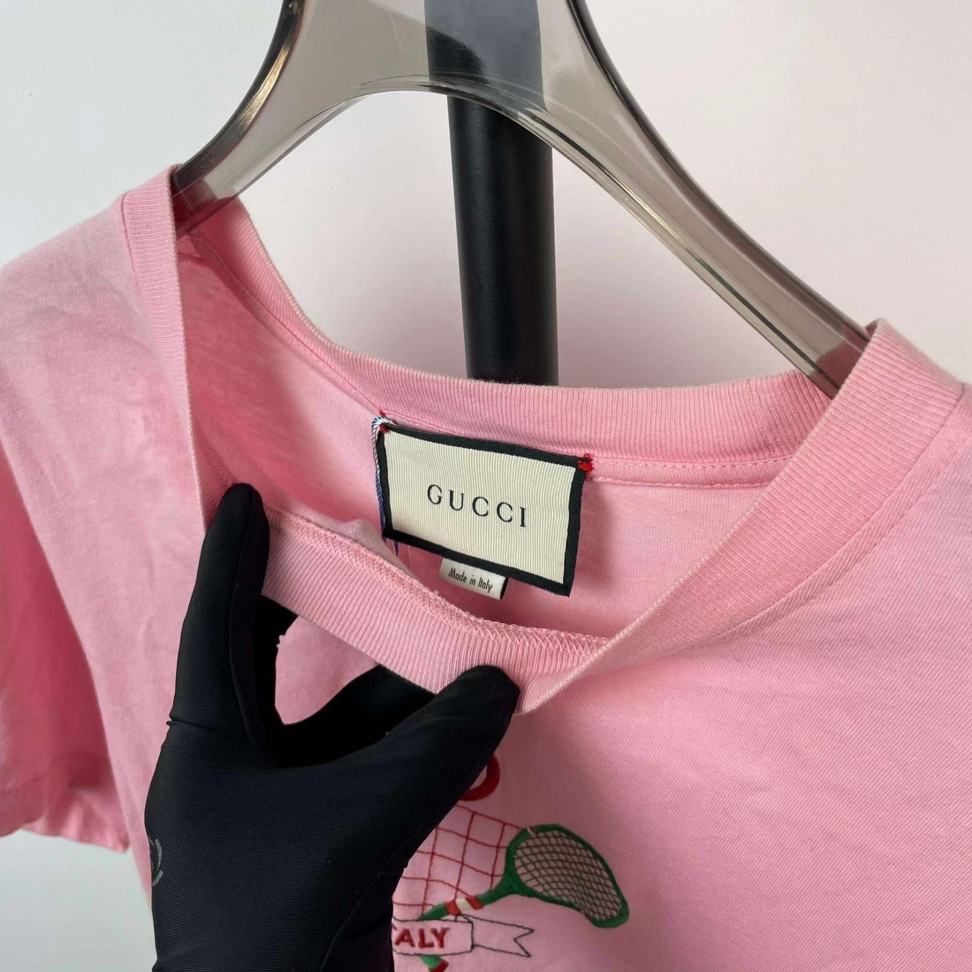 Gucci Gucci Pink Short-Sleeve Tee Size S / US 4 / IT 40 - 3 Thumbnail