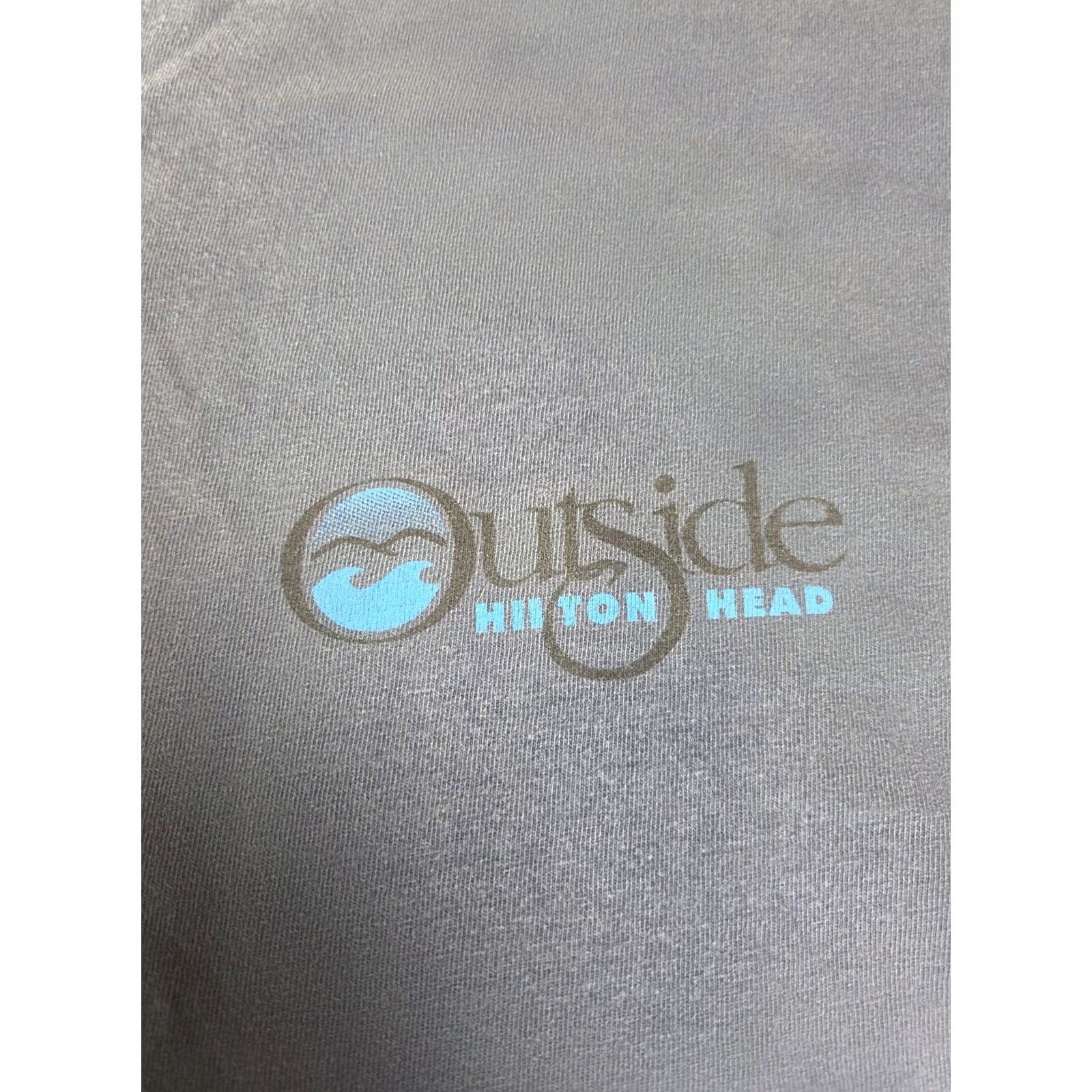 Comfort Colors Hilton Head Island Outfitters Short Sleeve Blue Gildan T-Shirt Size M Size US M / EU 48-50 / 2 - 2 Thumbnail