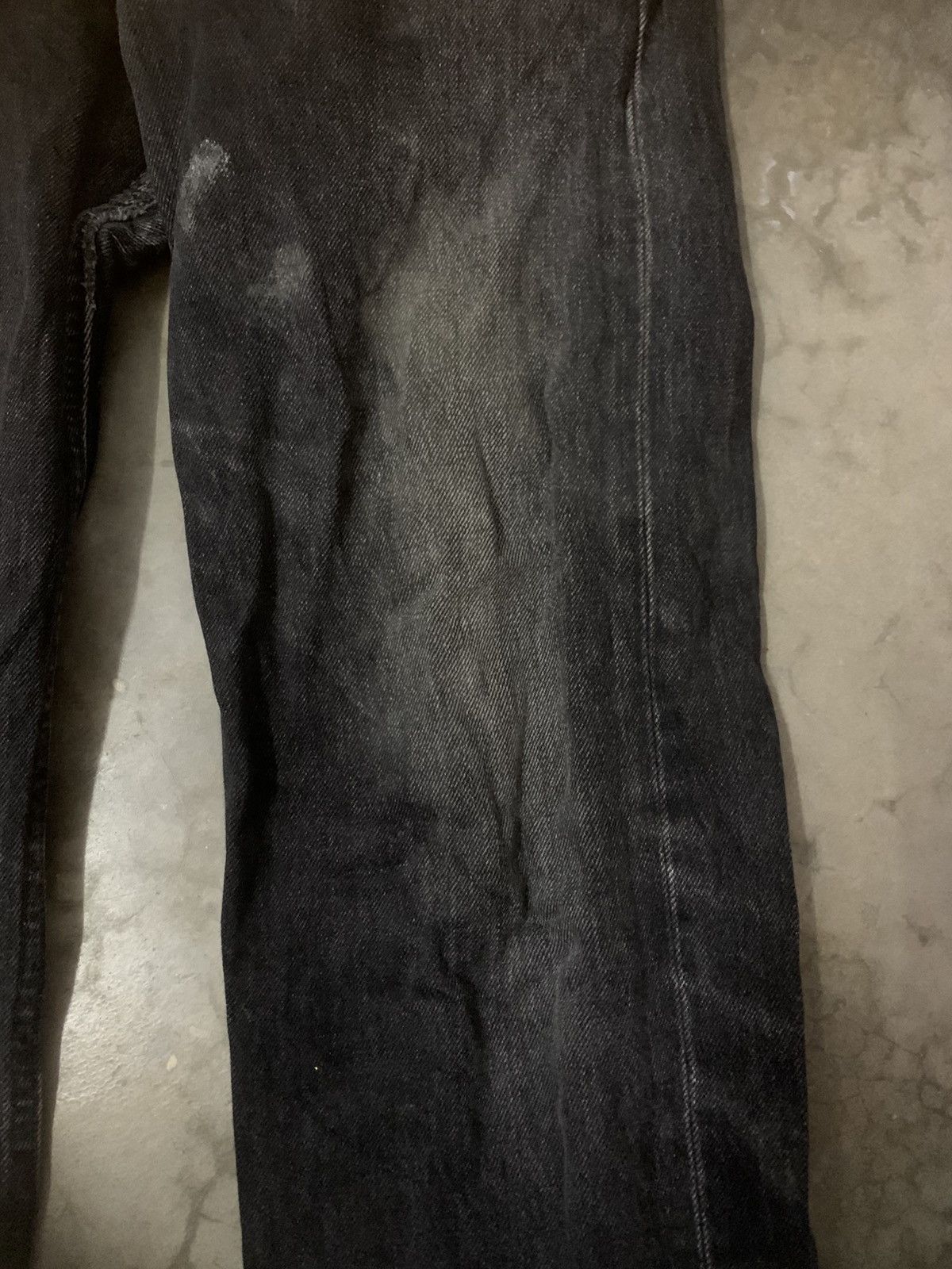 Levi's × Levi's Vintage Clothing Vintage 90’s Levi’s Single R Super Black Denim Jeans Size US 30 / EU 46 - 3 Thumbnail