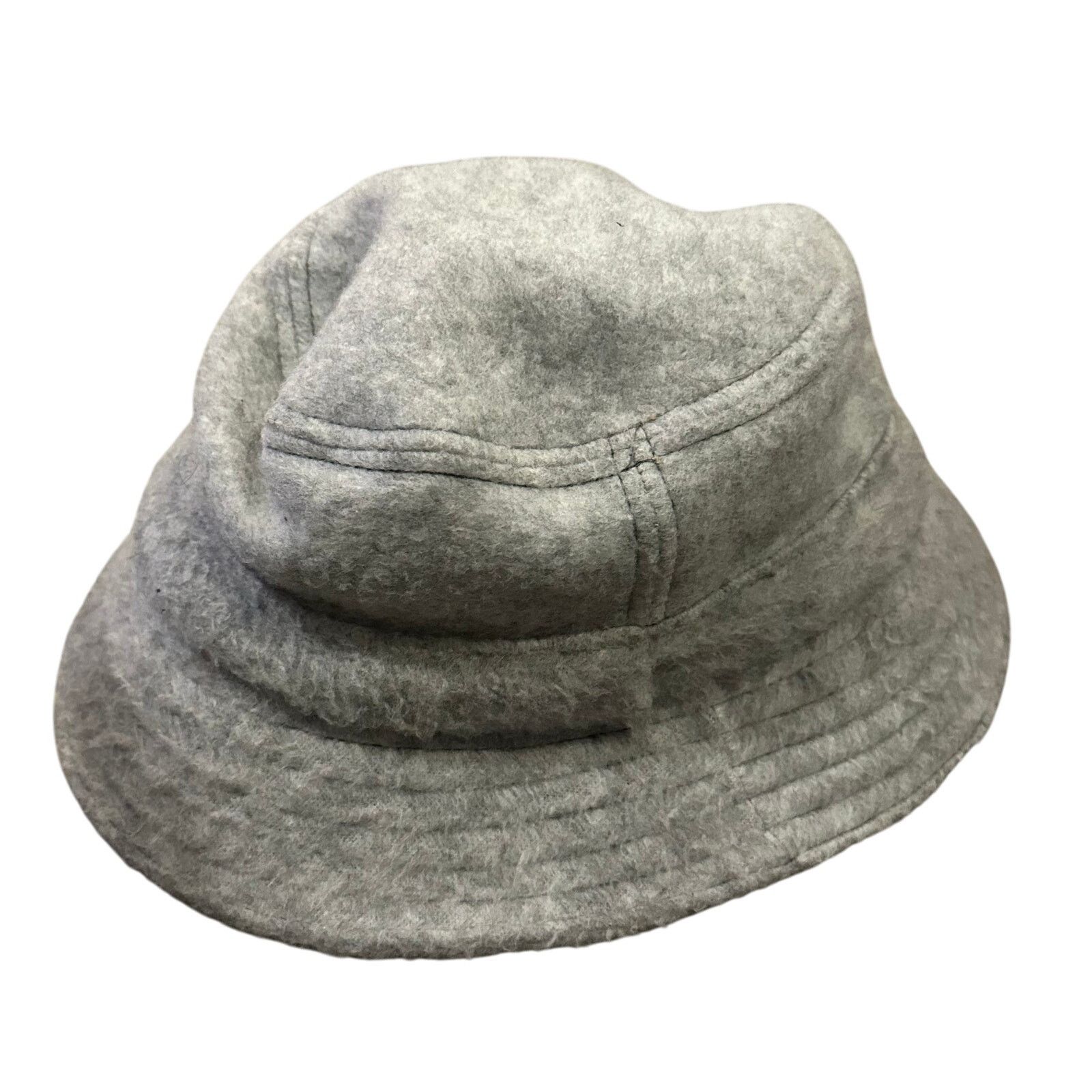 Columbia Vintage Fluffy Grey Bucket Hat Columbia Made in USA Size ONE SIZE - 8 Thumbnail