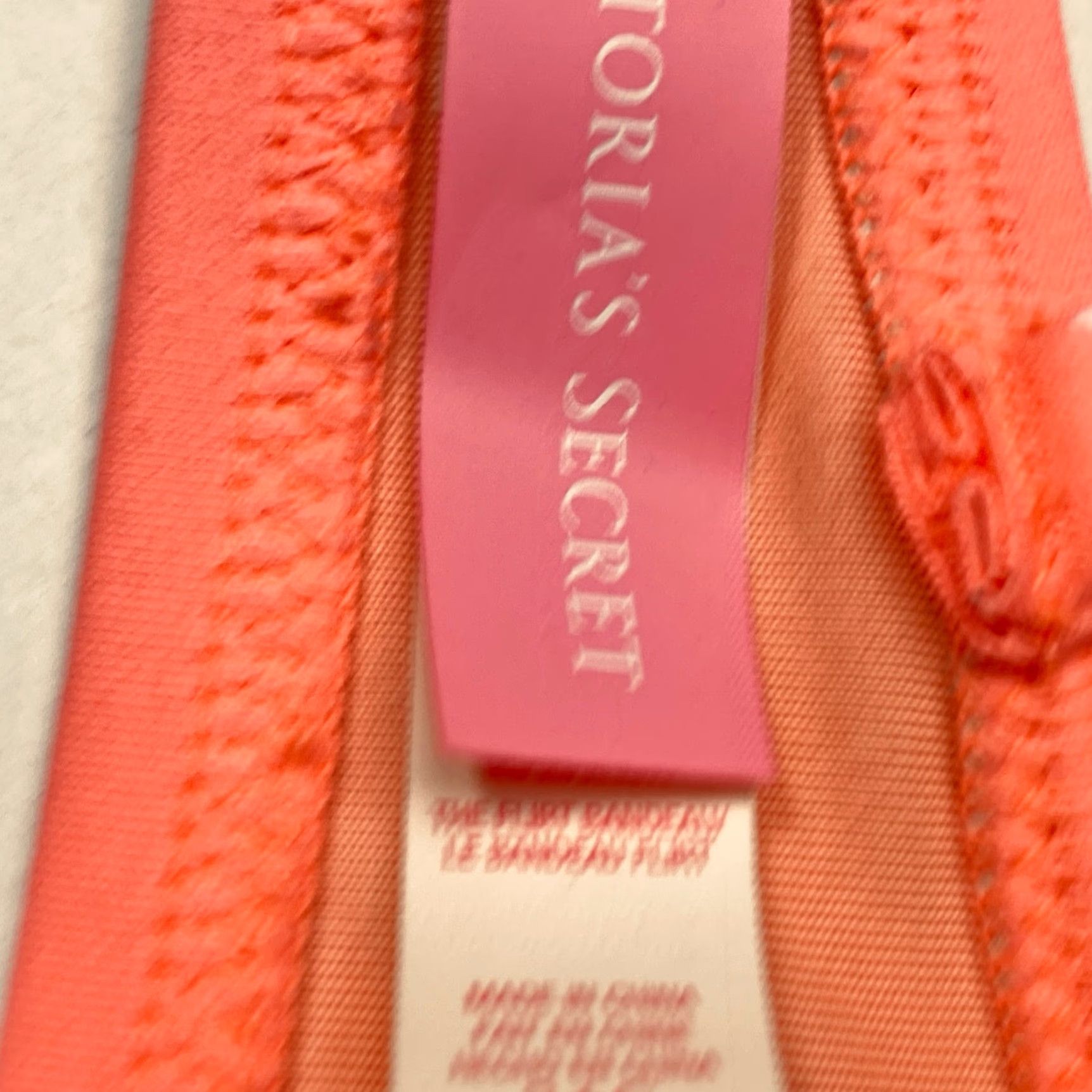 Victoria's Secret Victoria's Secret Bra 36C Push Up Padded Pink Black Trim 7761 - Women, Underwired, Lace, Solid, Nylon Blend, Hand Wash Only Size ONE SIZE - 7 Thumbnail