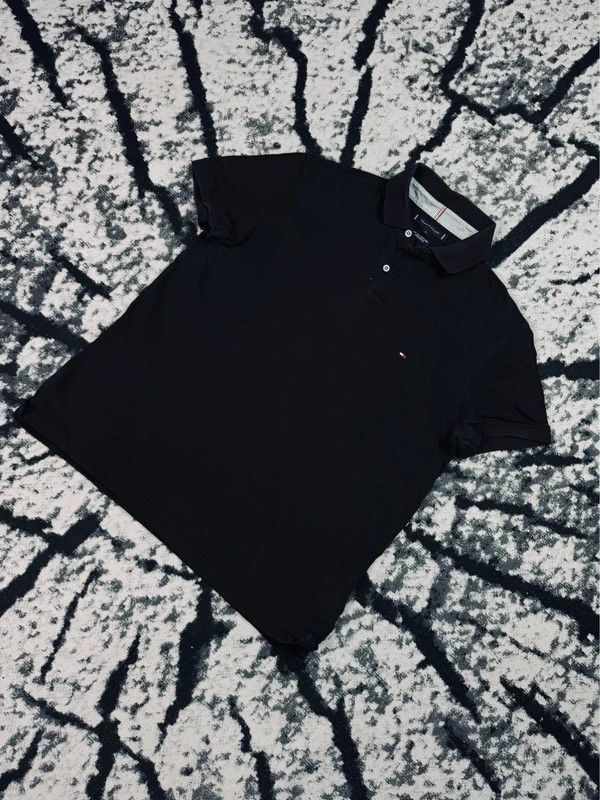 Tommy Hilfiger Tommy Hilfiger black M logo polo shirt Size US M / EU 48-50 / 2 - 2 Thumbnail