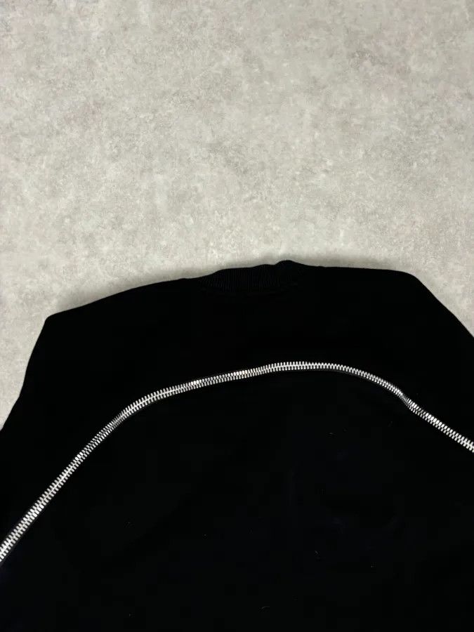 Givenchy AW2016 Givenchy Black Back-Zip Denim Sweater by Riccardo Tisci Size US M / EU 48-50 / 2 - 6 Thumbnail