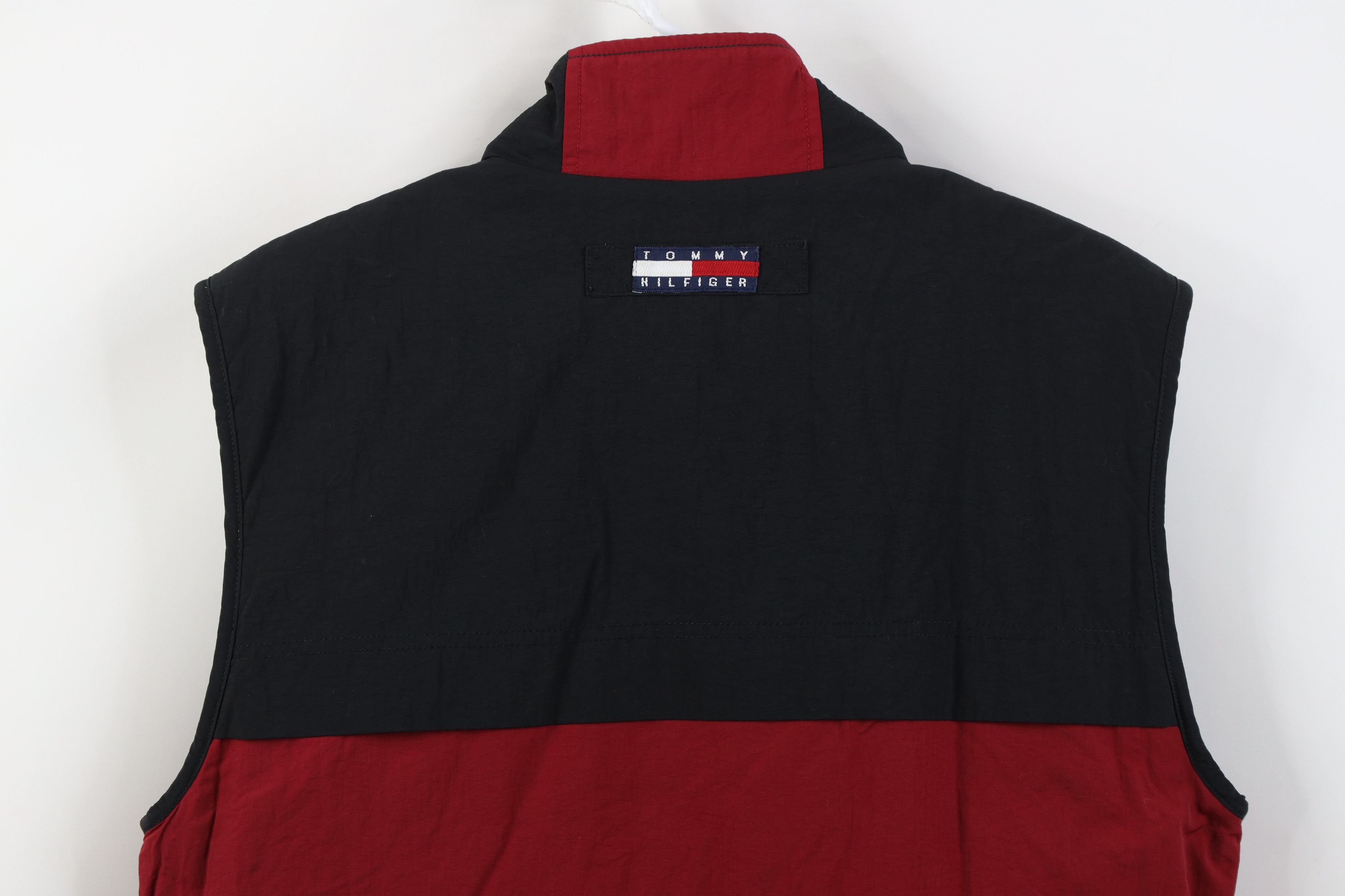 Tommy Hilfiger Vintage 90s Tommy Hilfiger Block Fleece Lined Vest Jacket Size US S / EU 44-46 / 1 - 12 Thumbnail