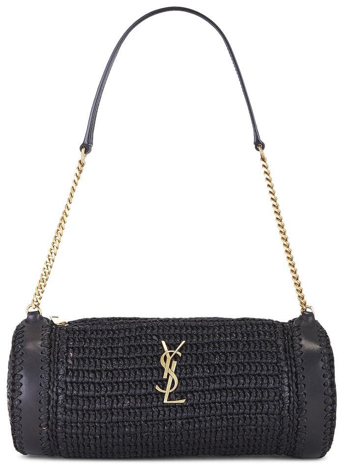 Saint Laurent Paris Saint Laurent Cassandre Small Cylinder Bag 'Noir' Size ONE SIZE - 1 Thumbnail