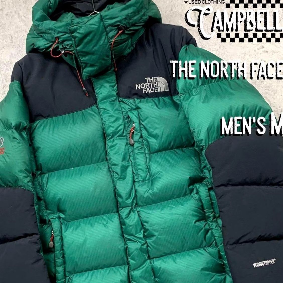 The North Face NORTH FACE Logo Hoodie Baltoro Jacket Blouson Coat Men M 700 Fill Green Black Size US M / EU 48-50 / 2 - 2 Thumbnail