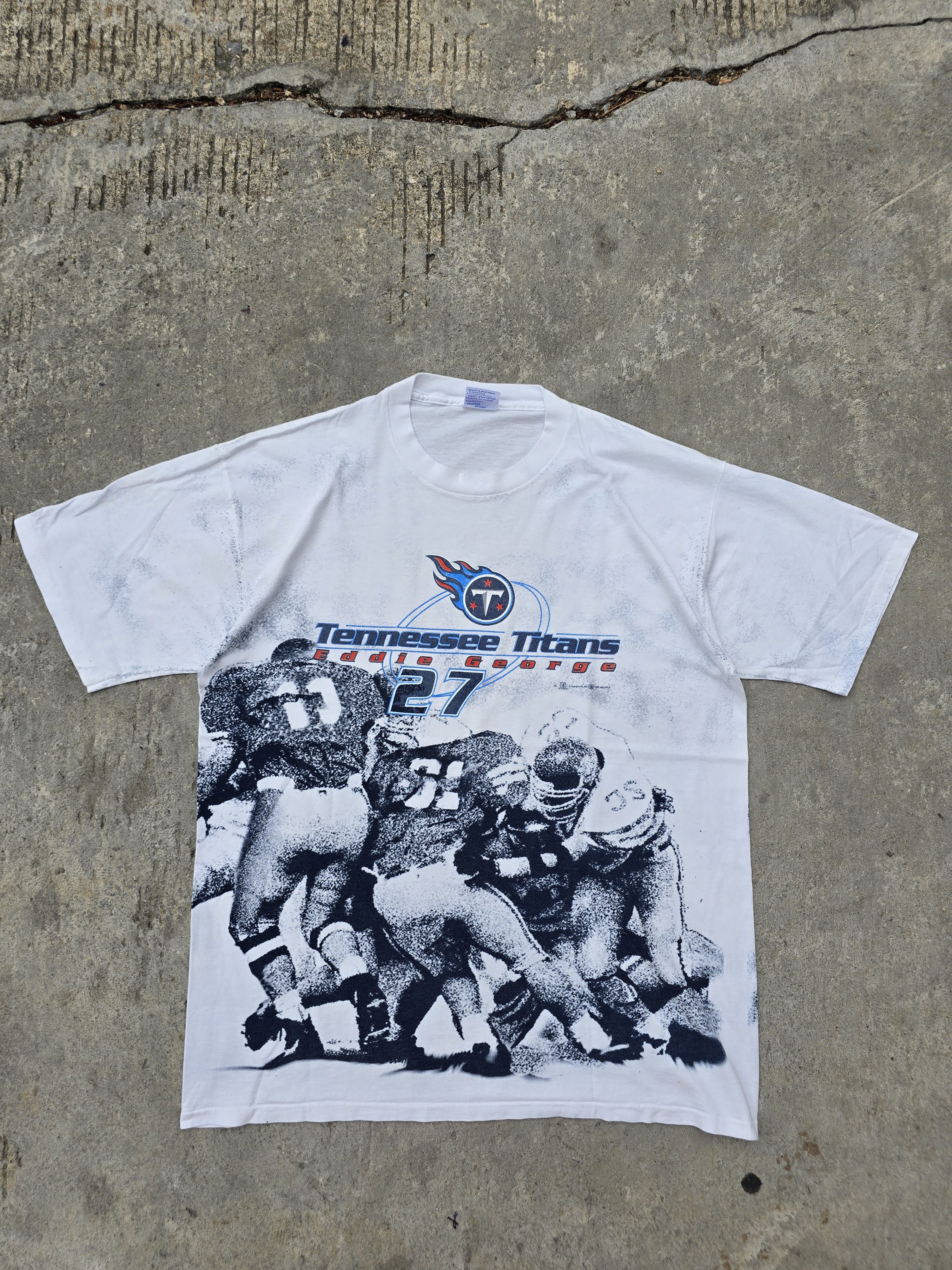 All Sport Vintage Tennessee Titans NFL Football Eddie George 90s Size US XL / EU 56 / 4 - 1 Thumbnail