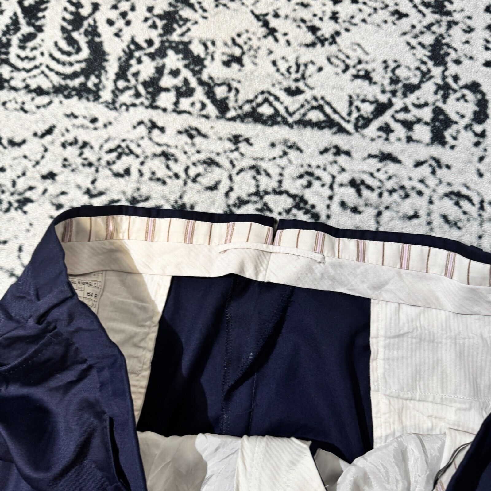 Ermenegildo Zegna × Vintage Ermenegildo Zegna Navy Blue Wool Suit Pants Size 62 IT Size US 40 / EU 56 - 8 Thumbnail