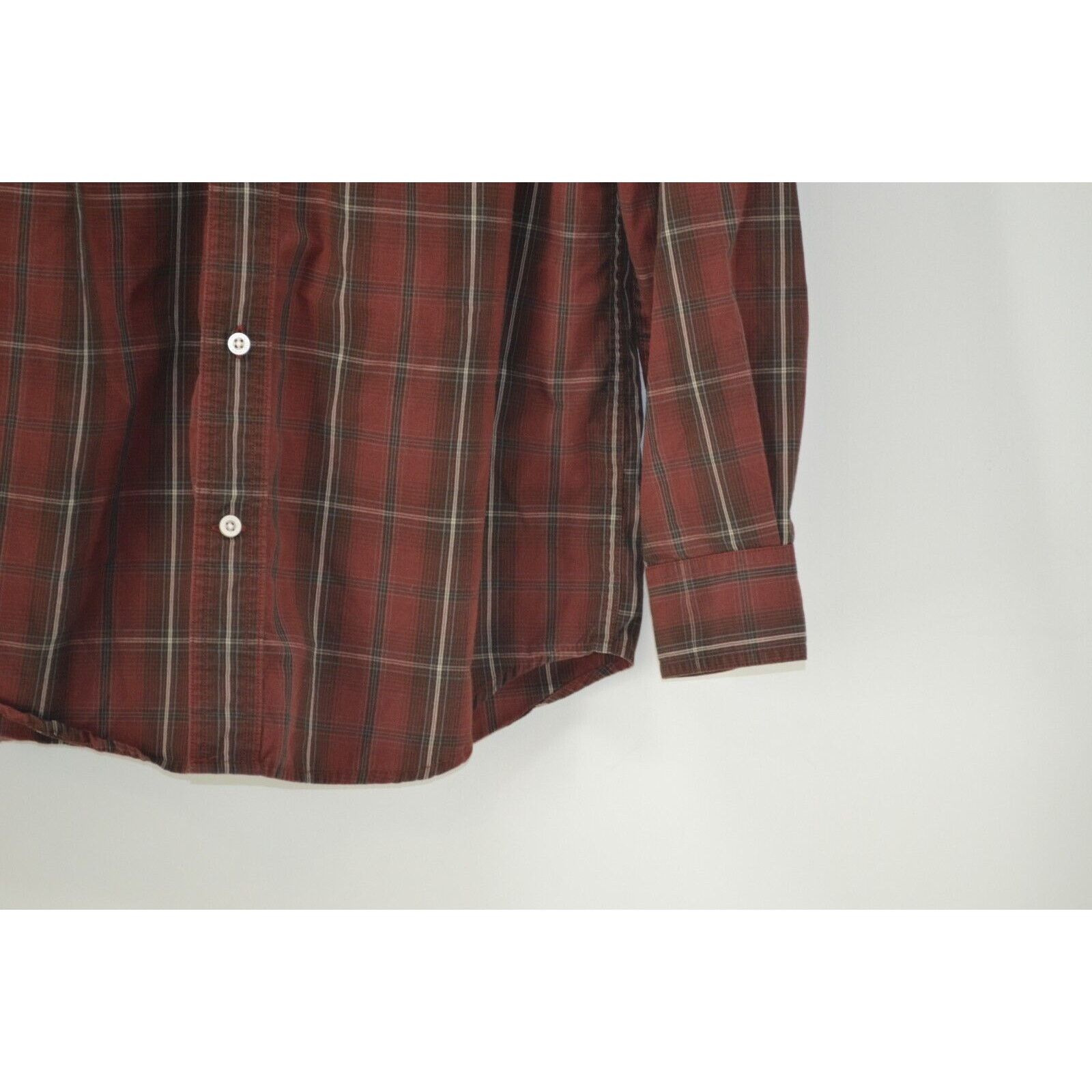 Other Austin Clothing Co. Burgundy Plaid Long Sleeve Collared Sz M Size US M / EU 48-50 / 2 - 8 Thumbnail