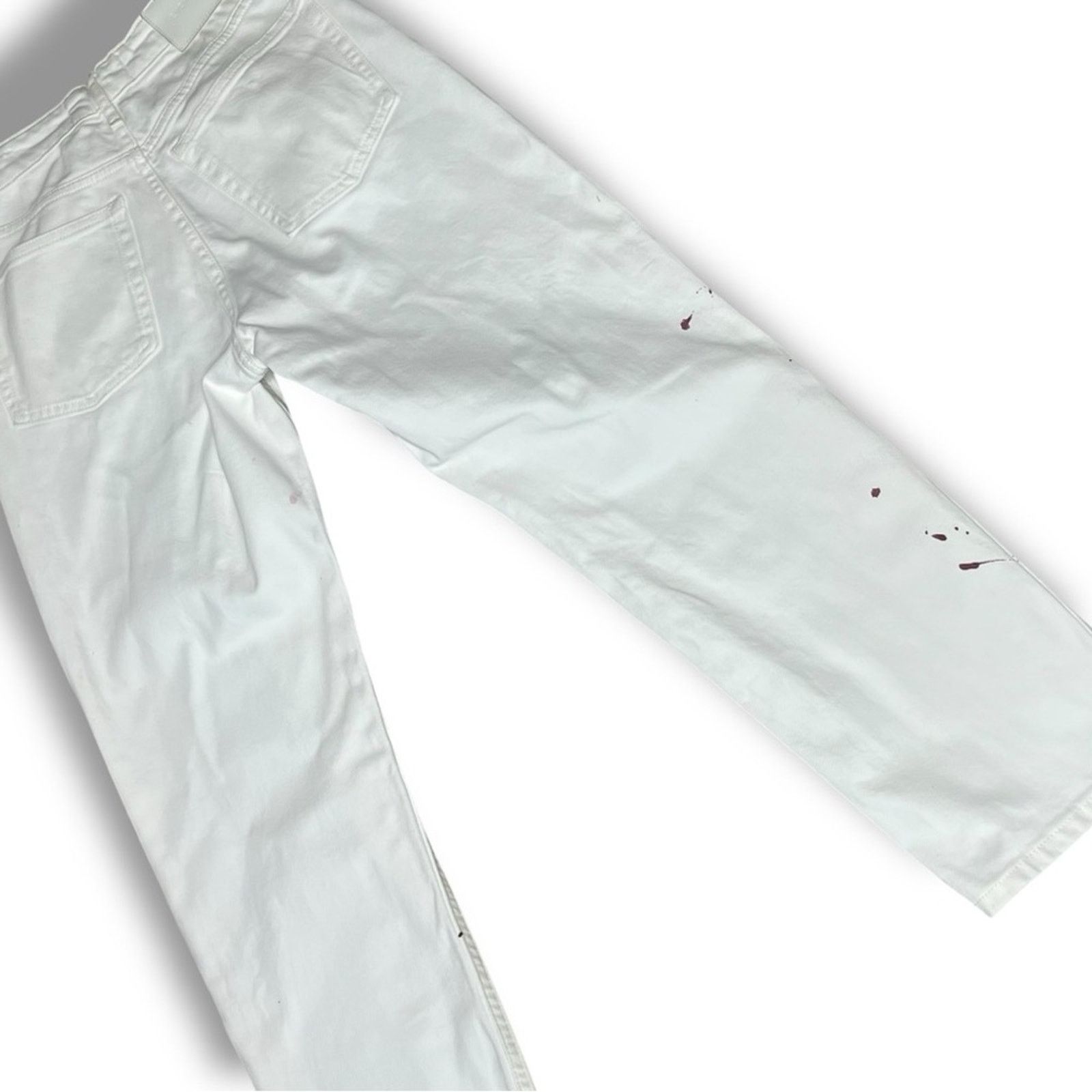 Everlane Everlane The High Rise Straight ankle jean paint splatter Size 24" / US 00 / IT 34 - 7 Thumbnail