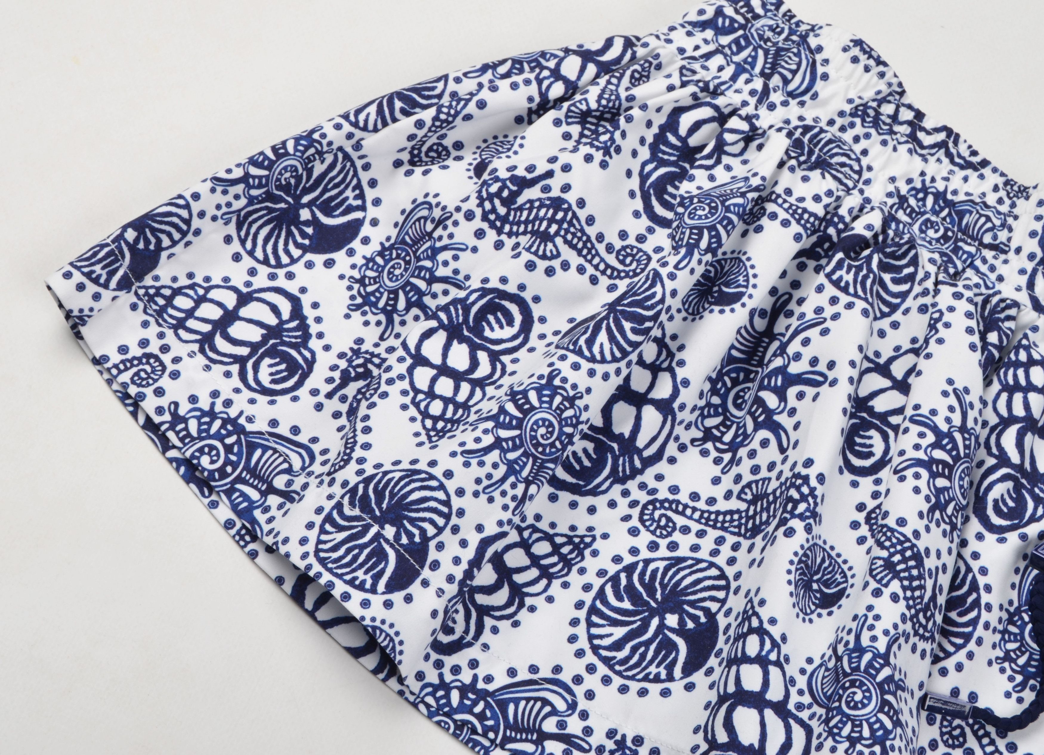 Designer × Vilebrequin Vilebrequin Y2K Seashell Print Swim Hot Mini Skirt Size 28" / US 6 / IT 42 - 5 Thumbnail
