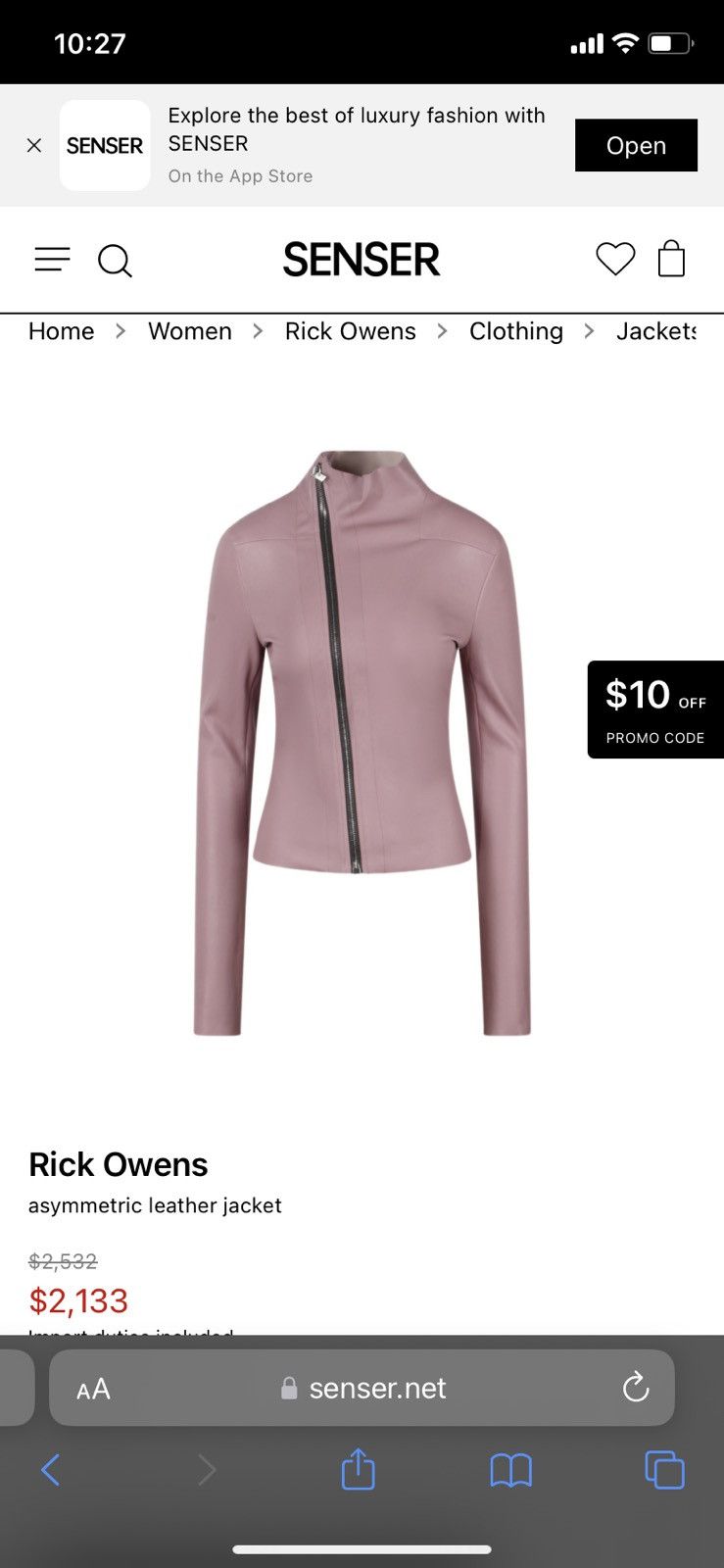 Rick Owens Rick Owens Lamb Leather Biker Jacket Size L / US 10 / IT 46 - 9 Thumbnail