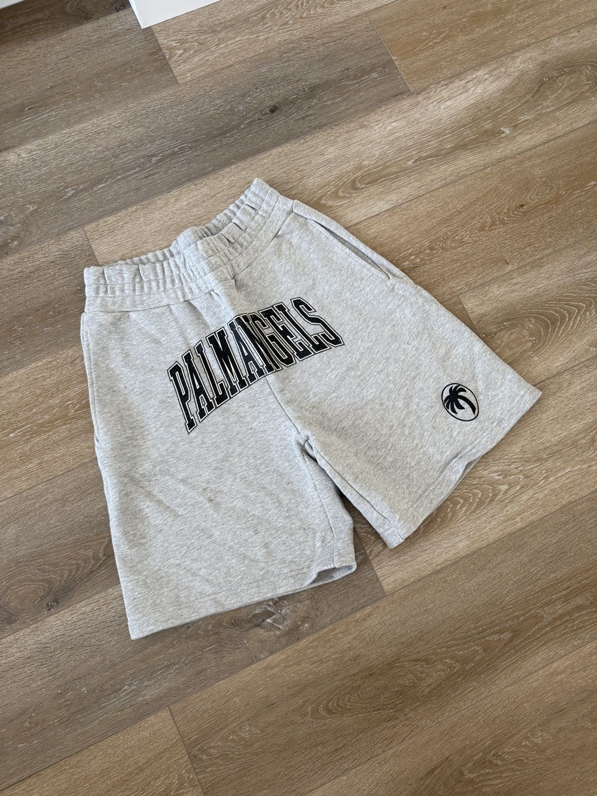 PALM ANGELS LOGO SHORTS