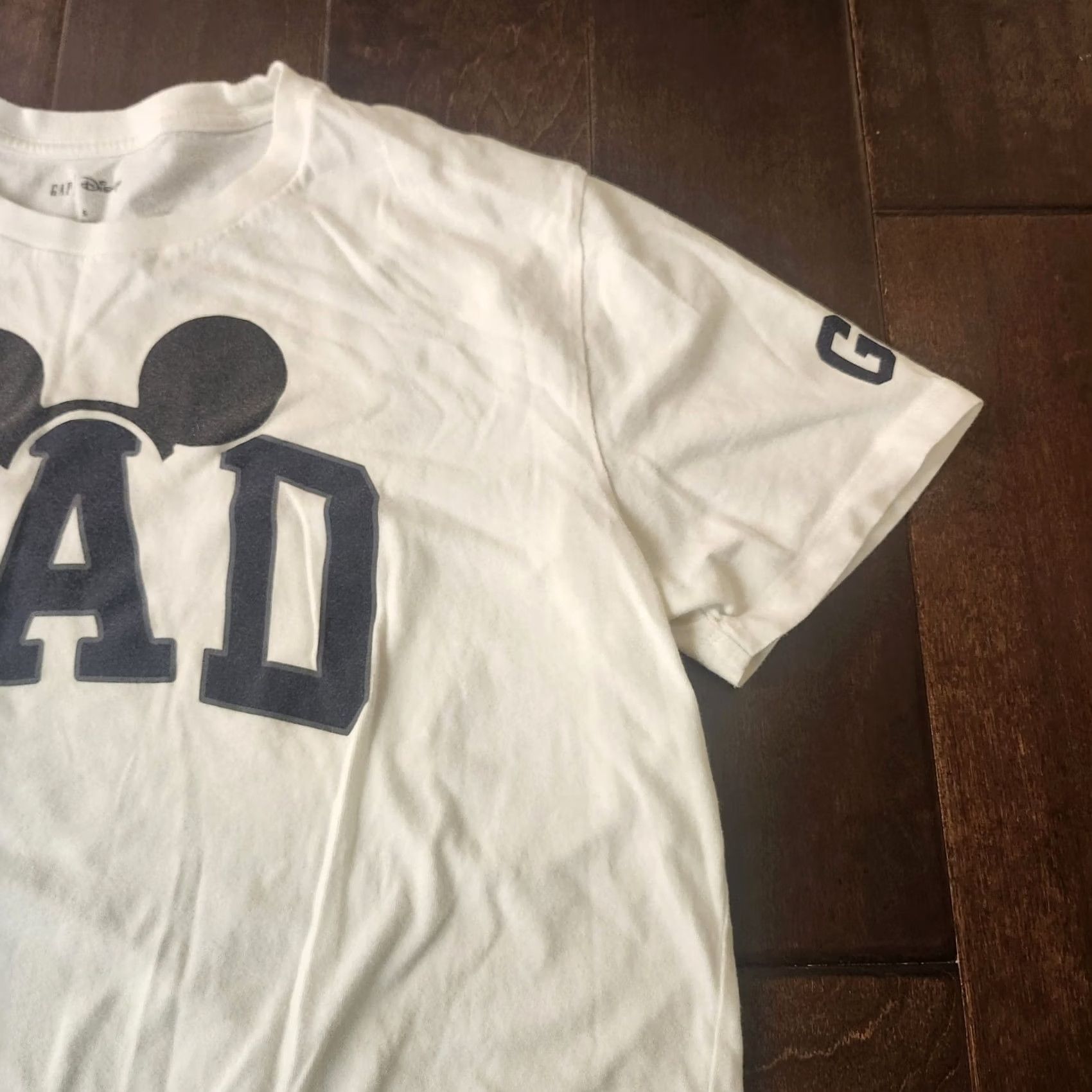 Gap GAP Disney Dad Mickey Shirt Mens Small White Graphic Fathers Day Tee Size US S / EU 44-46 / 1 - 5 Thumbnail