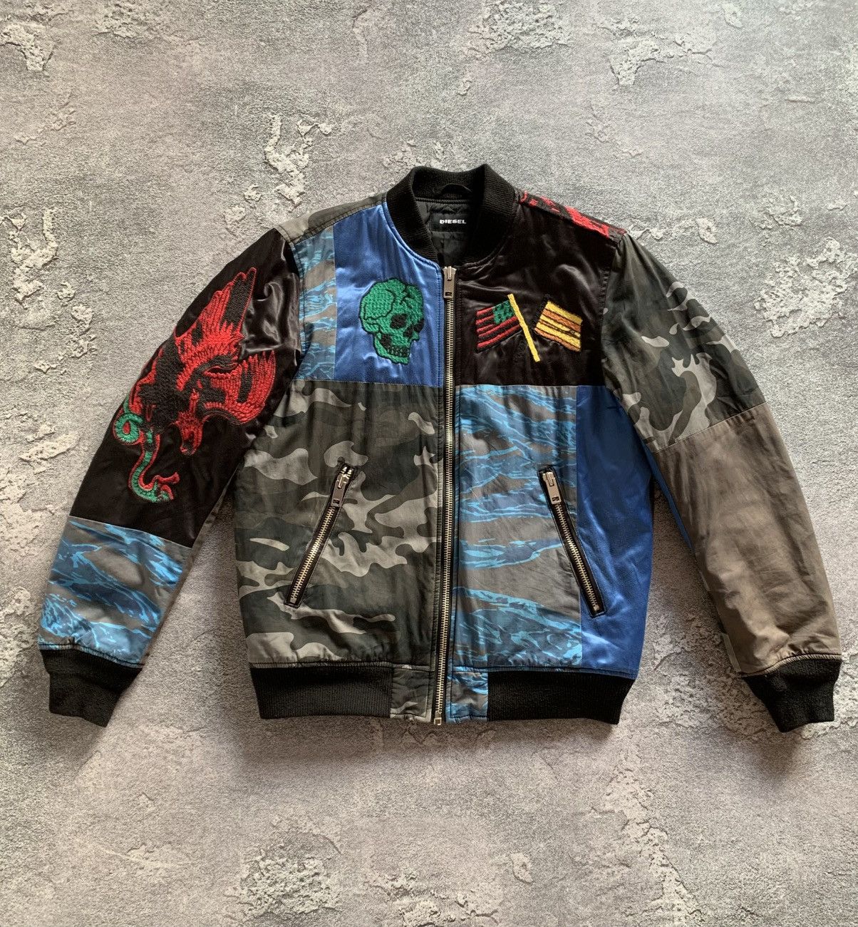 Diesel Diesel Get Up Question Everything Japanese Skull Bomber Size US S / EU 44-46 / 1 - 3 Thumbnail