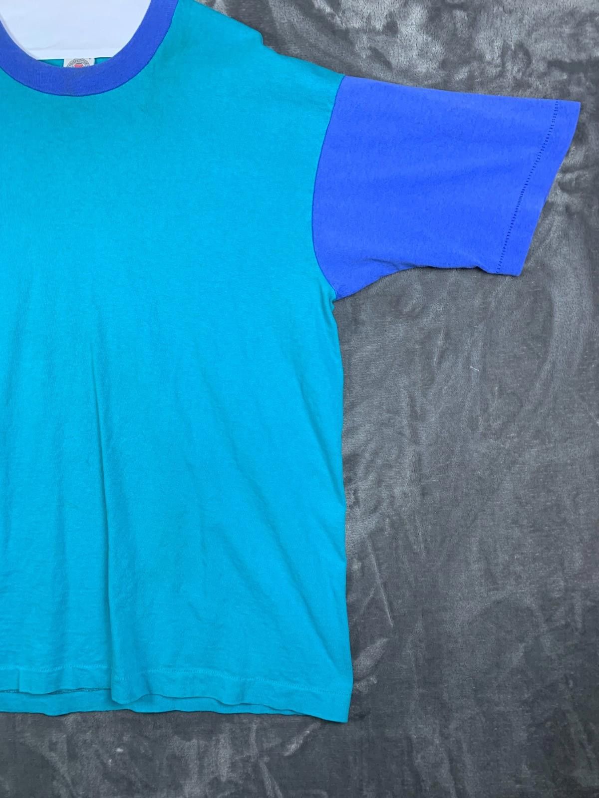 Designer Munsingwear 90s, 2 Tone T Shirt M Single Stitch Selvedge 265 Size US M / EU 48-50 / 2 - 3 Thumbnail