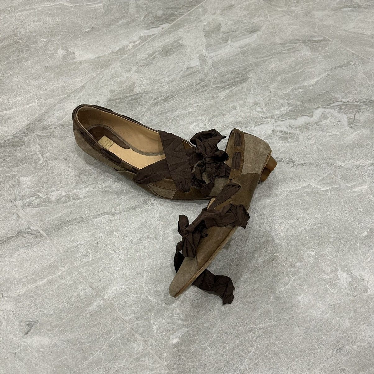Marithe + Francois Girbaud Rare Marithe Francois Girbaud Ballerina Flats Leather Size US 6 / IT 36 - 14 Thumbnail