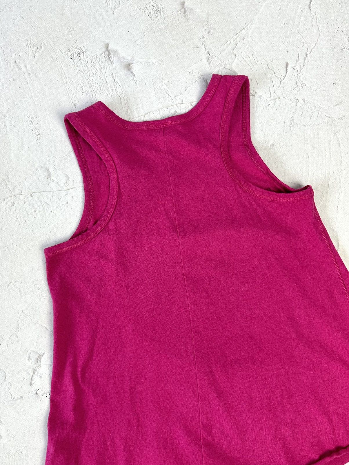 If Six Was Nine Vintage Pink Printed Asymmetrical Top Size S / US 4 / IT 40 - 6 Thumbnail