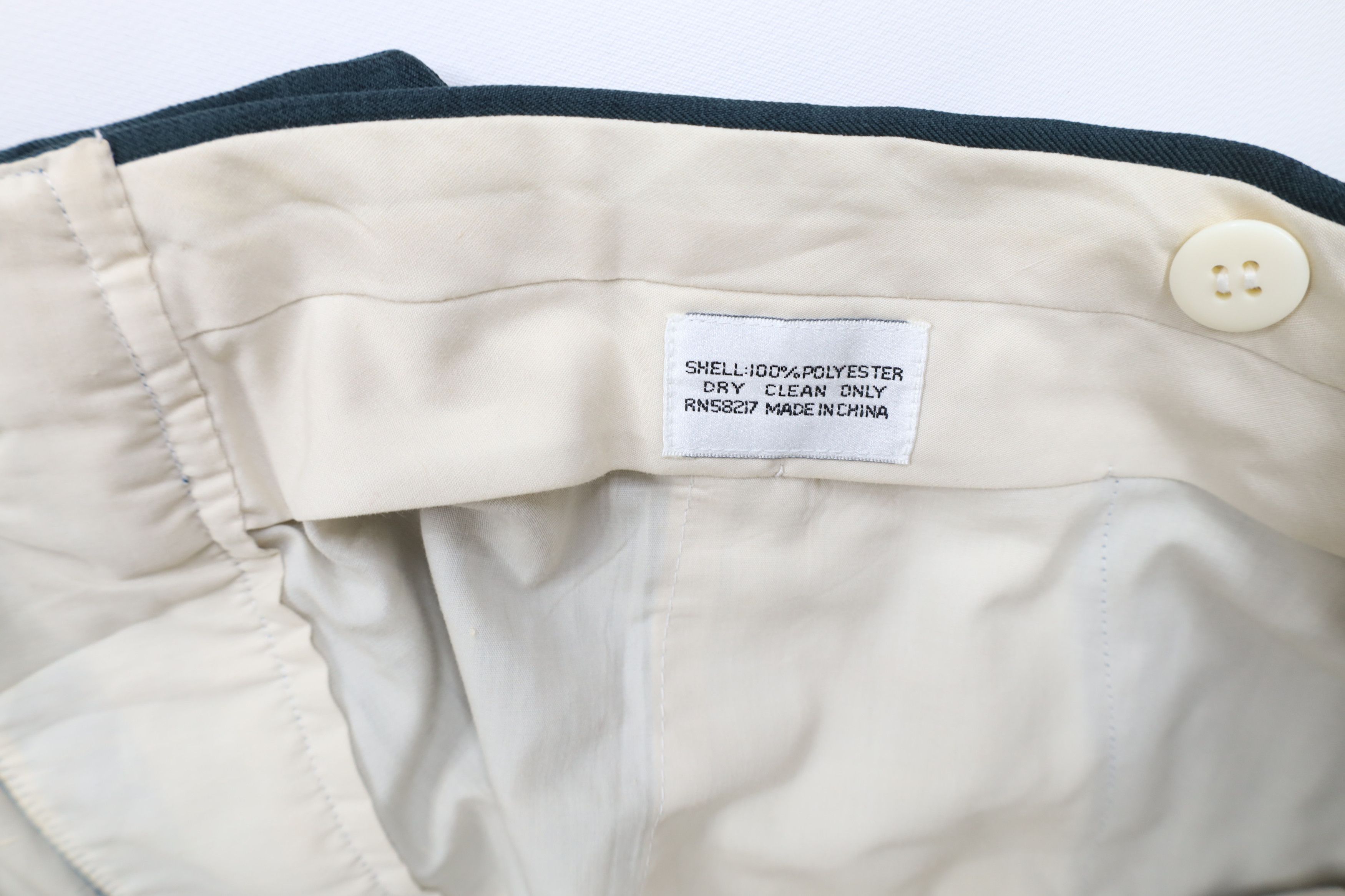 Vintage Vintage 90s Streetwear Pleated Wide Leg Chino Pants Green Size US 34 / EU 50 - 8 Thumbnail