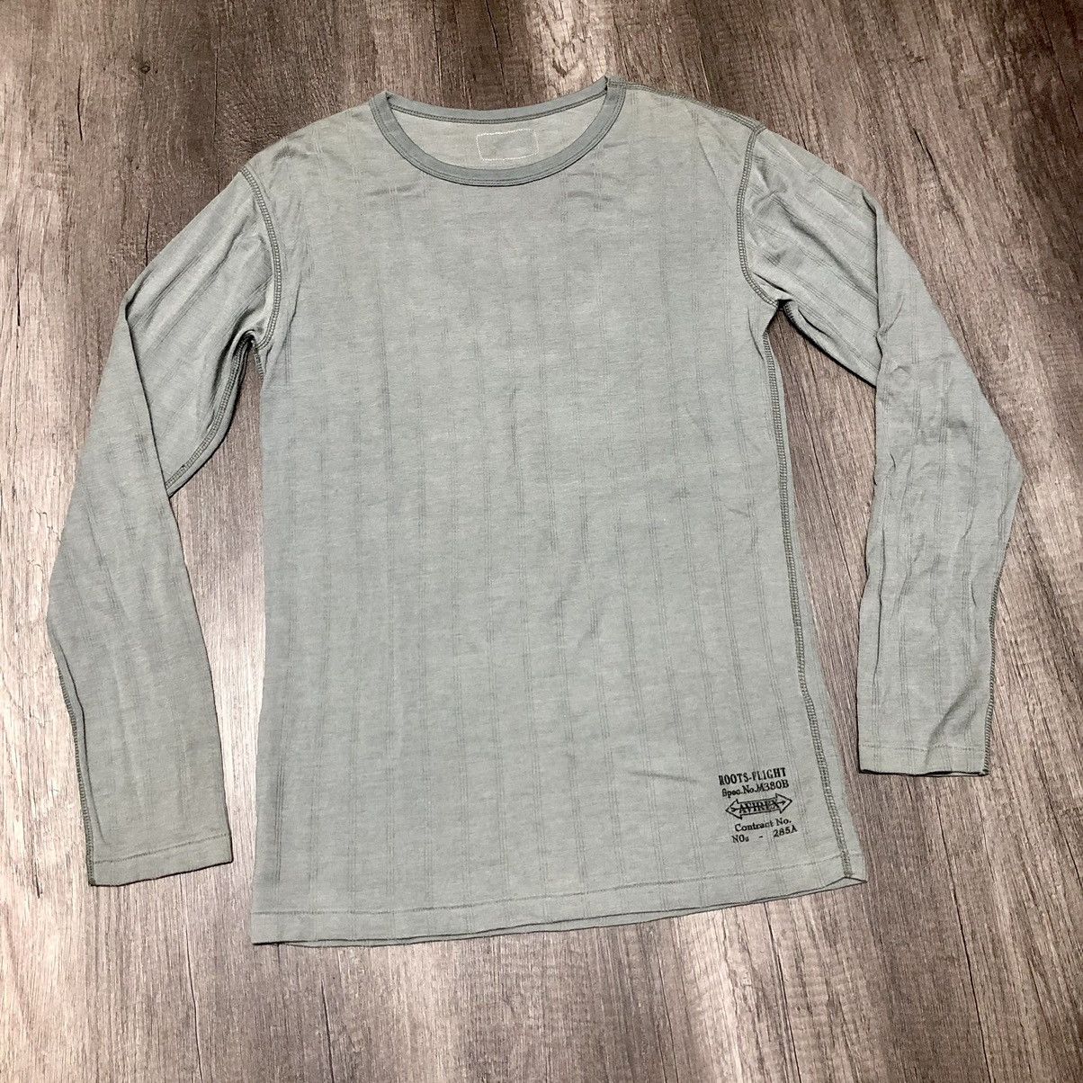 Avirex × Roots Of Flight VINTAGE AVIREX ROOTS FLIGHT NO M380B LONG SLEEVE TEE SHIRT Size US S / EU 44-46 / 1 - 7 Thumbnail
