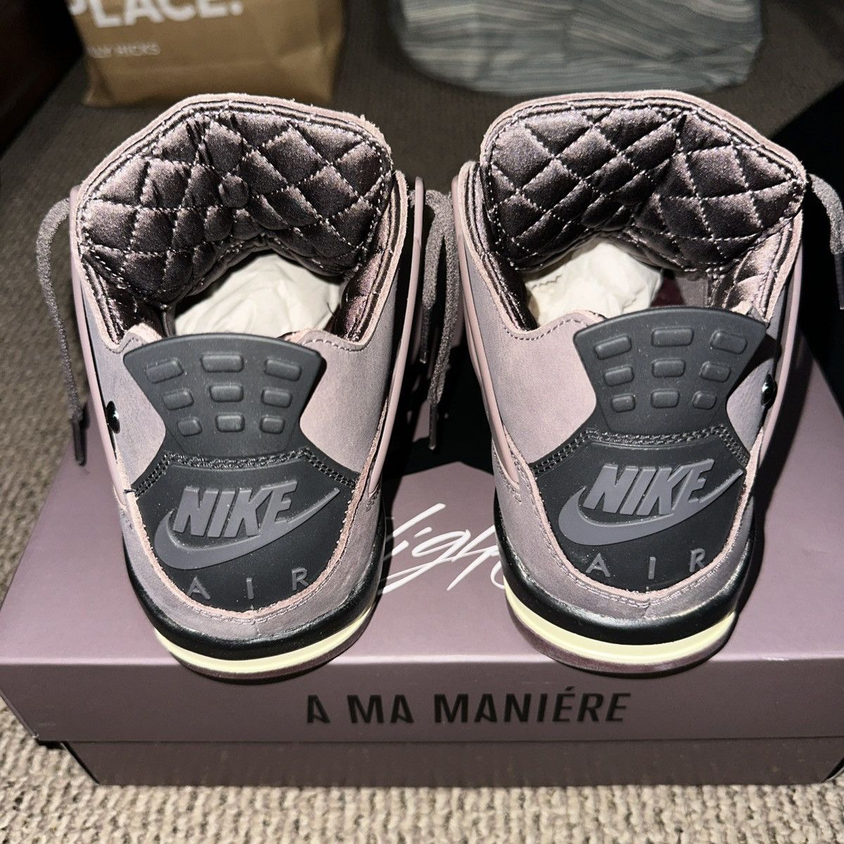 A Ma Maniere × Jordan Brand × Nike Jordan 4 Retro SP A Ma Maniere Violet Ore Size US 6.5 / EU 39-40 - 5 Thumbnail