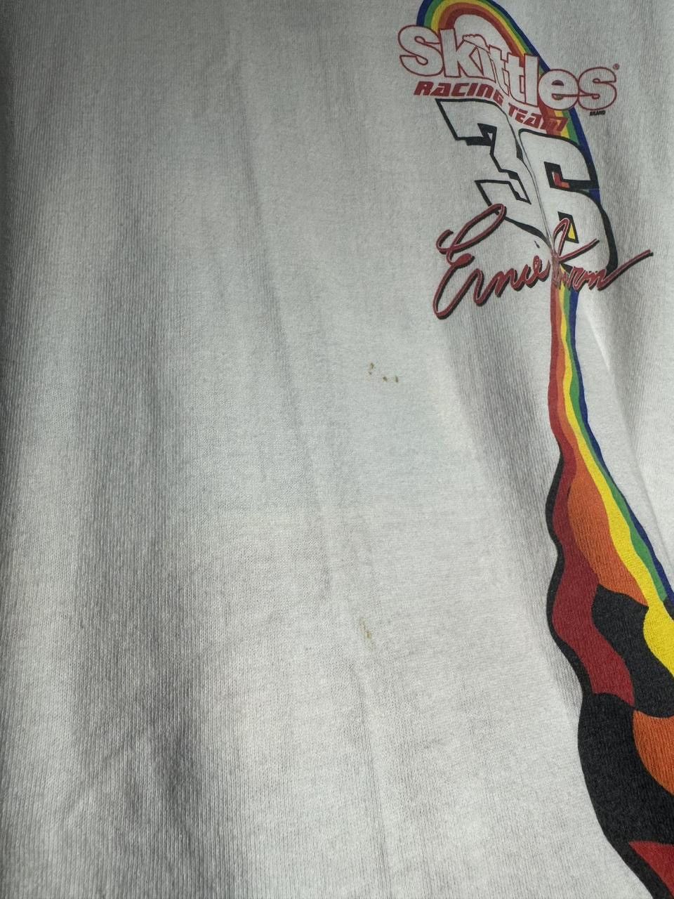 Other Vintage 1998 NASCAR Ernie Irvan Skittle Racing Team Tee Size US XL / EU 56 / 4 - 5 Thumbnail