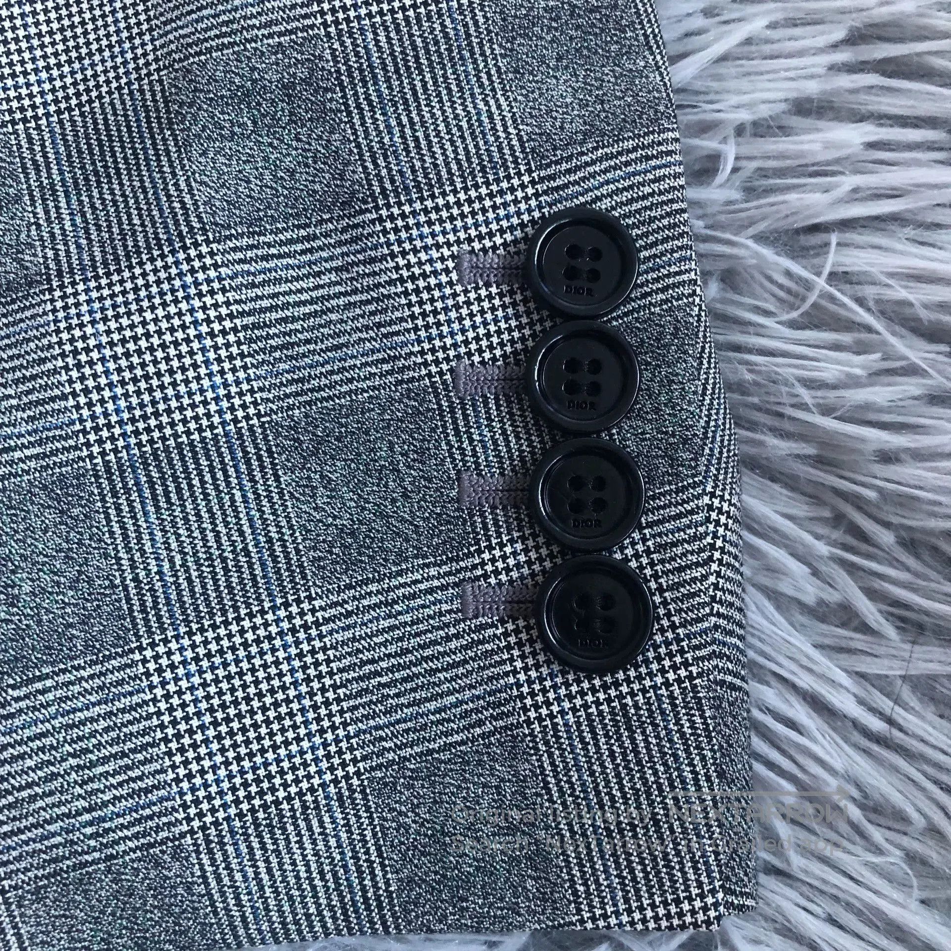Dior Dior Homme 19SS Houndstooth Wool Blazer. Size US L / EU 52-54 / 3 - 4 Thumbnail