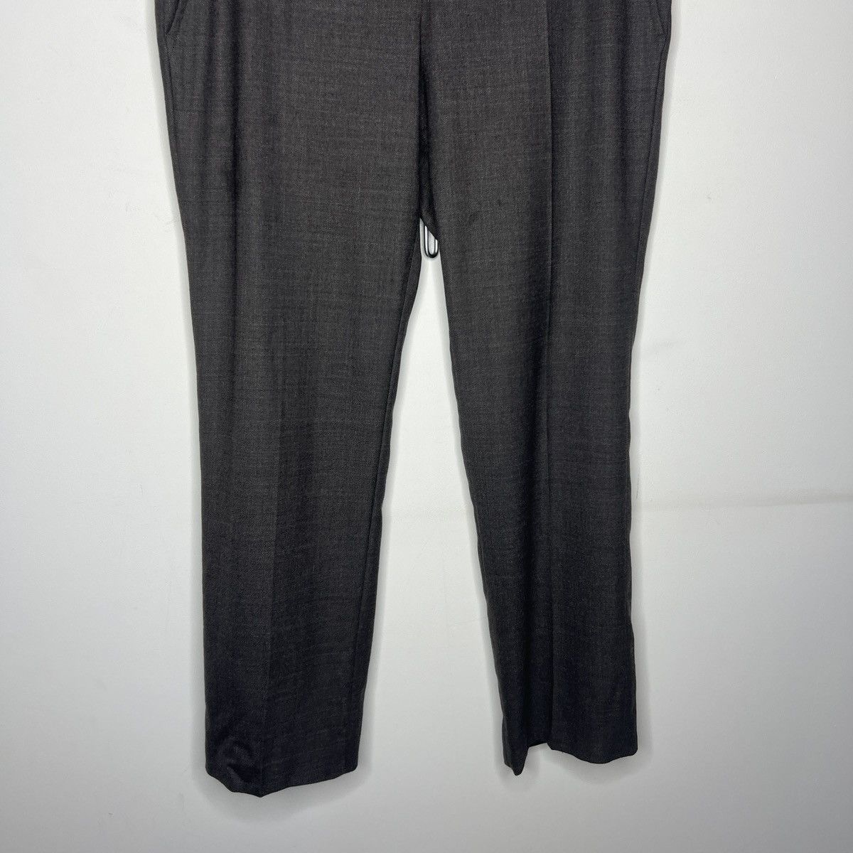Brunello Cucinelli × Designer Brunello Cucinelli Gray Virgin Wool Trousers Size US 32 / EU 48 - 3 Thumbnail