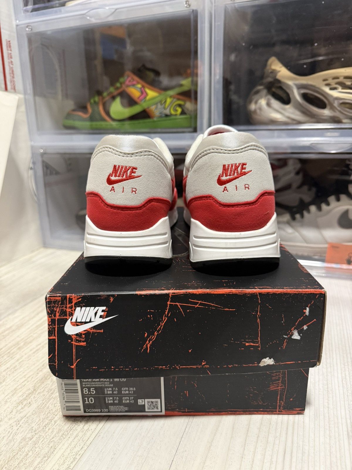 Nike Nike Air Max 1 ‘86 OG Big Bubble Sport Red Size US 8.5 / EU 41-42 - 5 Thumbnail