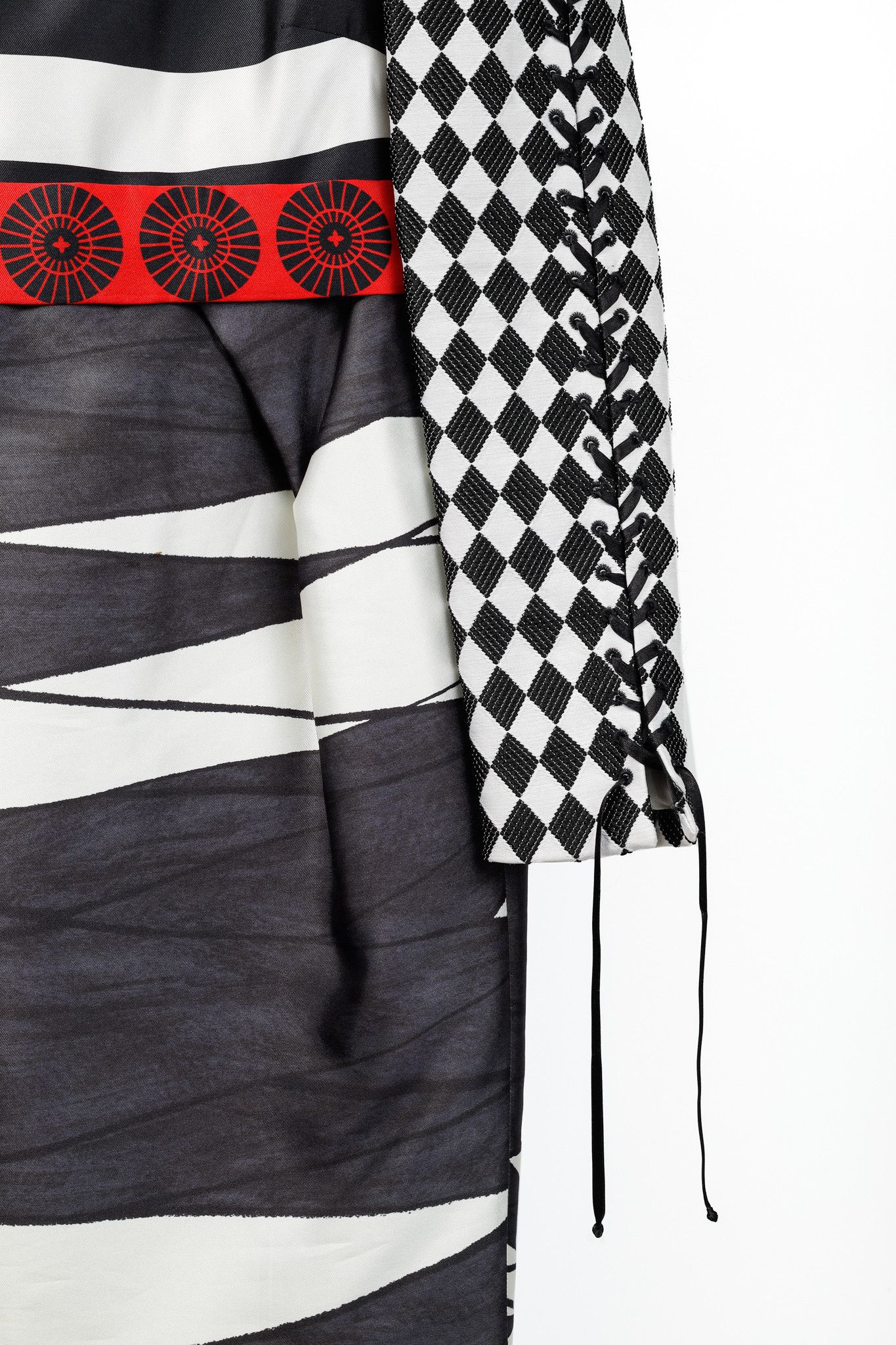Other Aquilano Rimondi SS/13 Runway Multi-Pattern Silk Dress Size S / US 4 / IT 40 - 5 Thumbnail