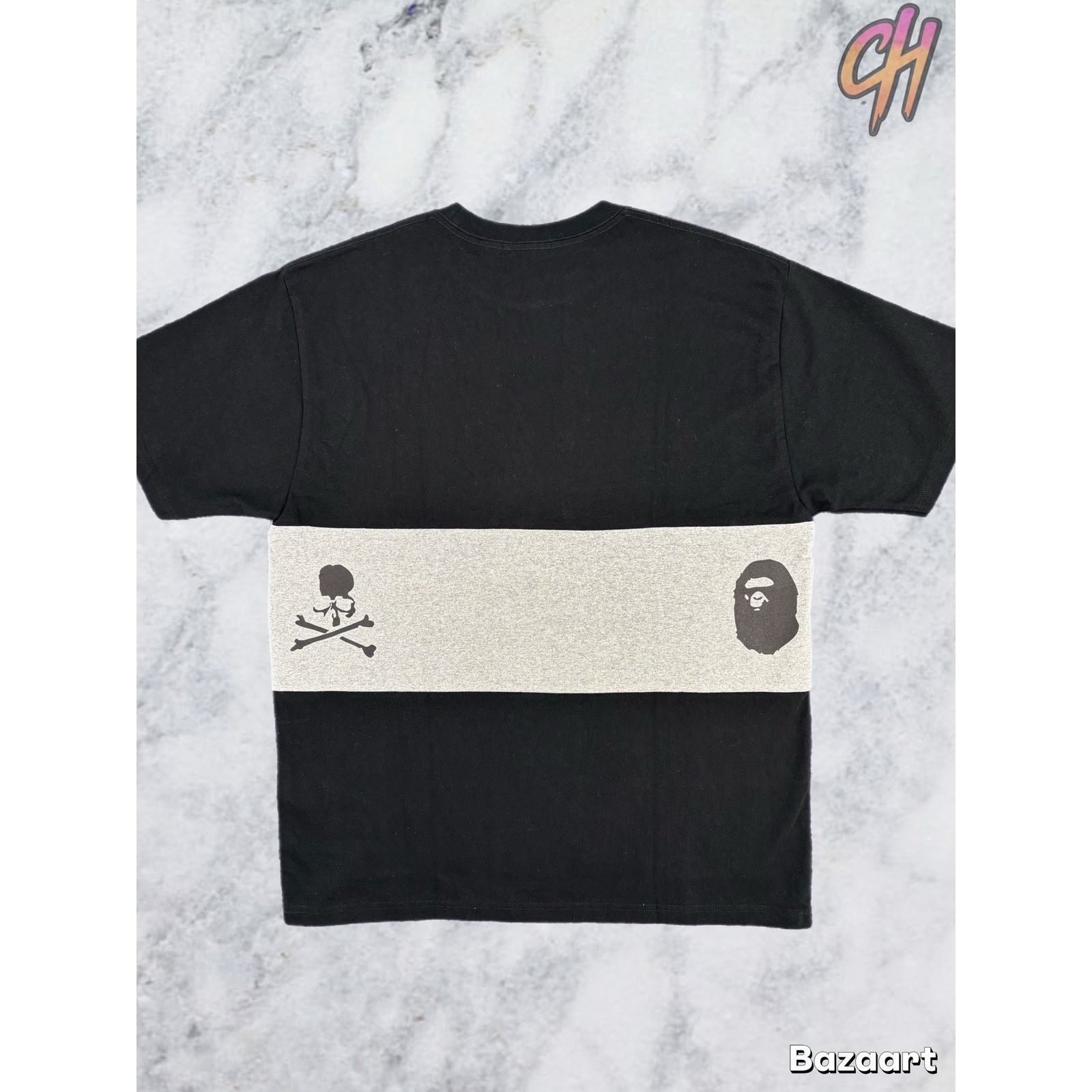 Bape Mastermind X Bape Striped College Black T-Shirt Size Large Size US L / EU 52-54 / 3 - 8 Thumbnail