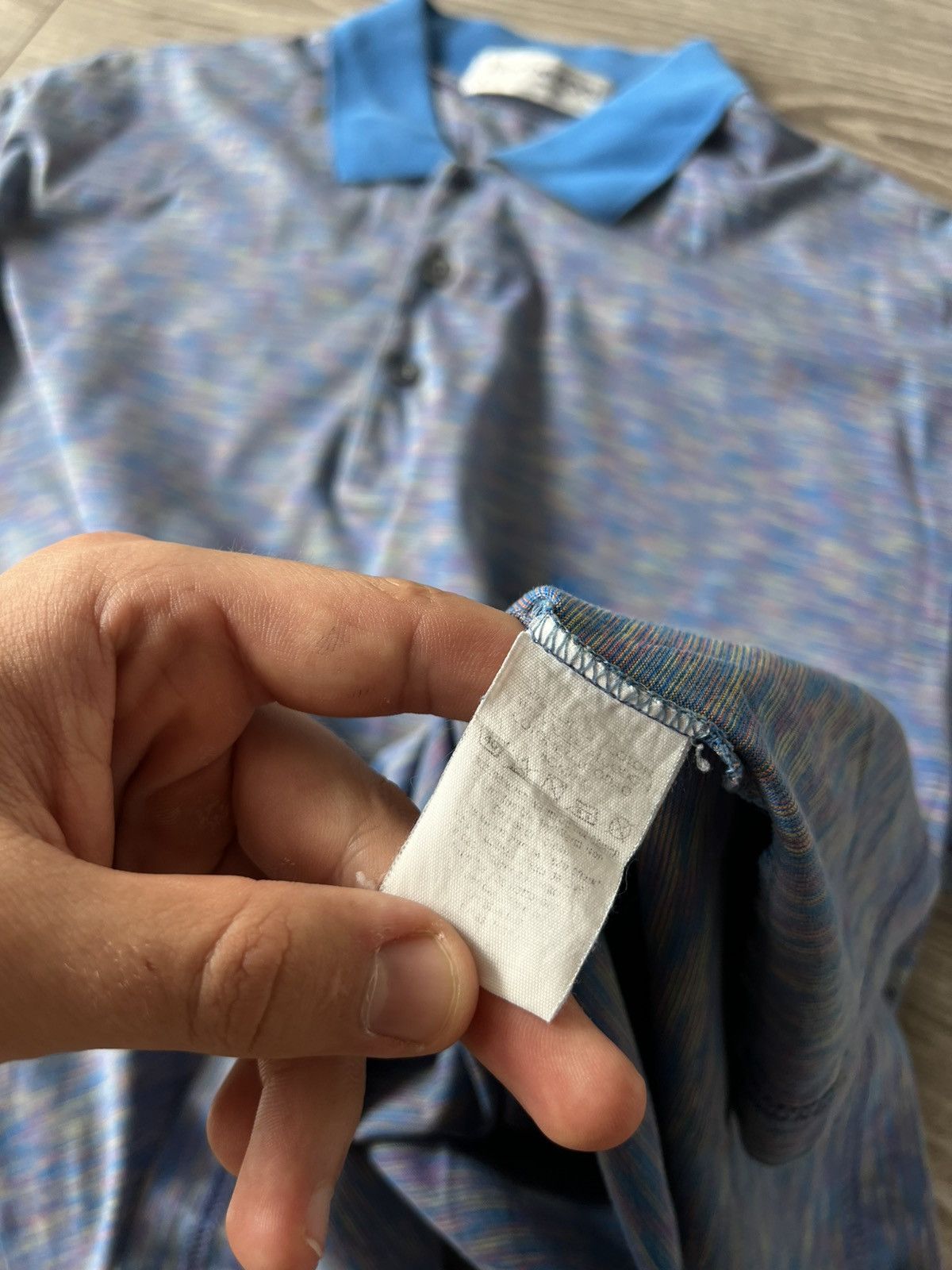 Burberry × Vintage Vintage Burberrys of London Straight Multicolour Polo Size US L / EU 52-54 / 3 - 20 Thumbnail